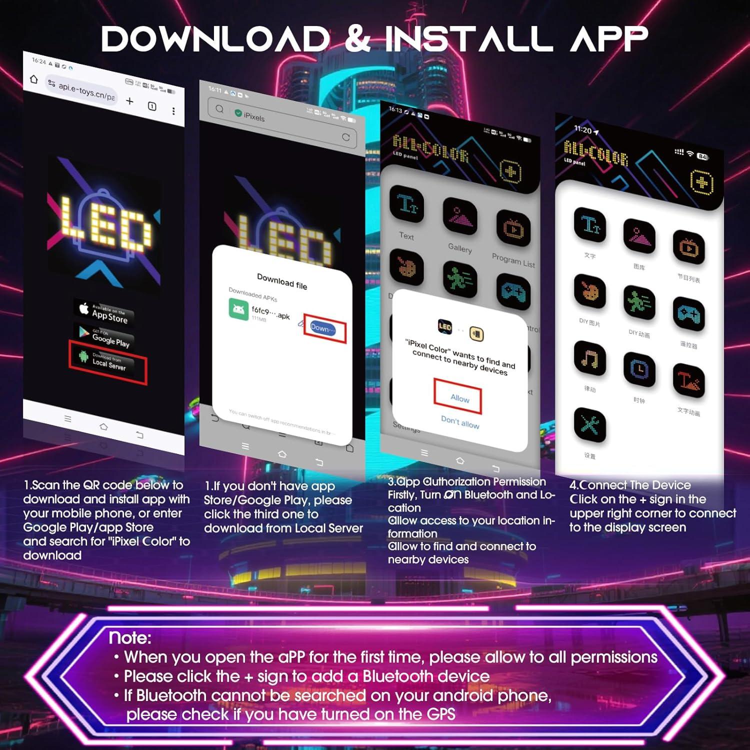 Ojos LED Animados LifeBeam para Parabrisas 59.4cm x 11.9cm