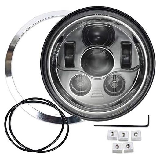 Faro LED 7" Eagle Lights 8700G3 Cromo para Motocicleta