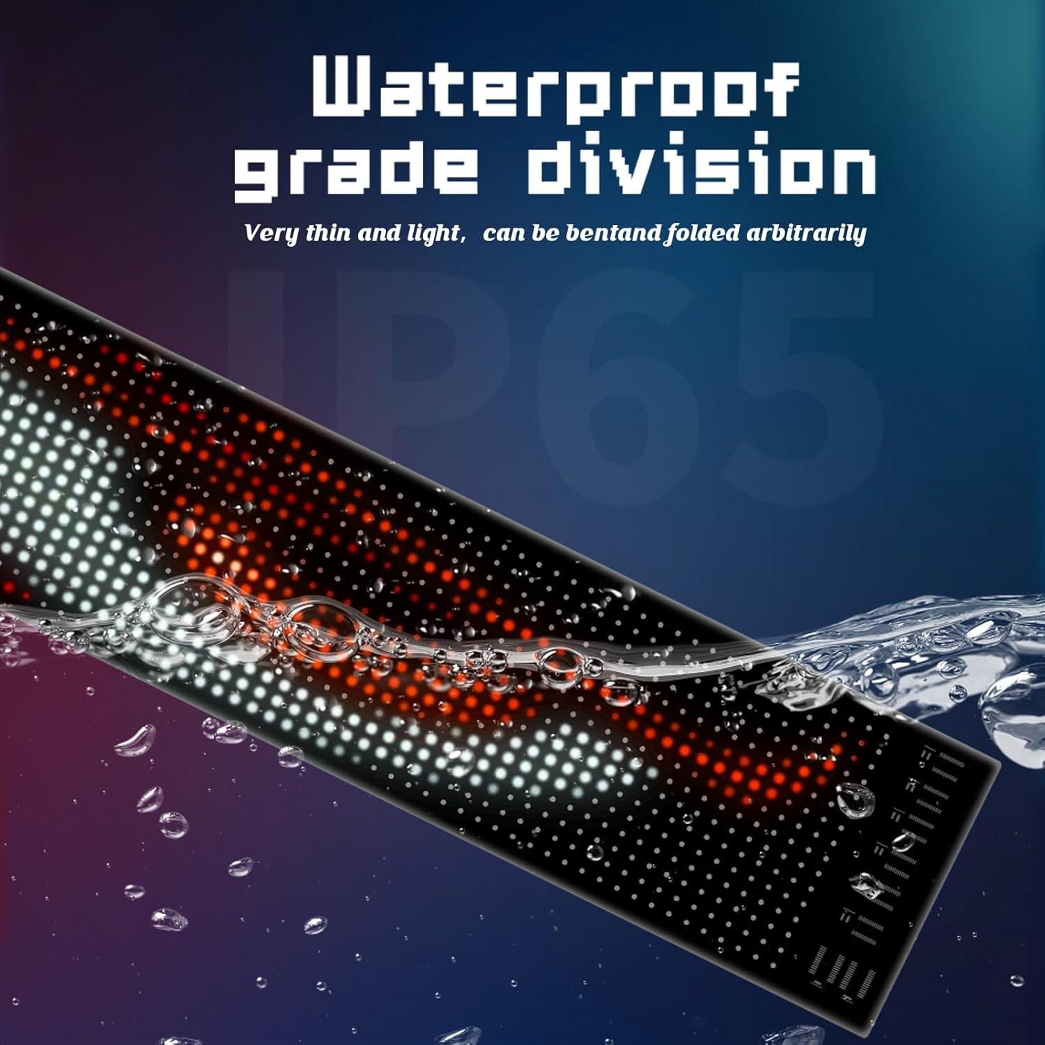 Ojos LED Programables Sulmeyhub 59.6cm para Carro USB