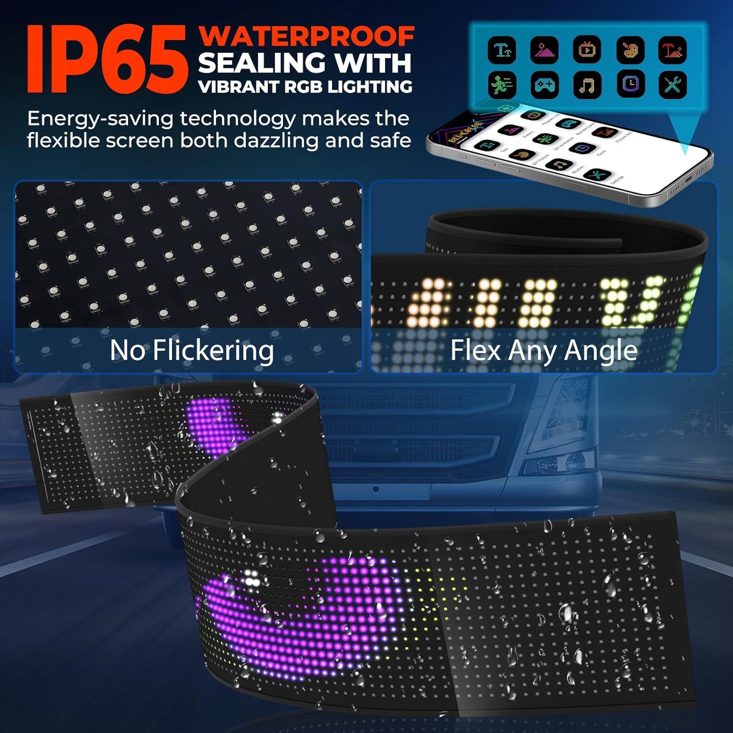 Luz LED Ojos de Diablo KAKSEY 176.2x19.2 cm para Auto