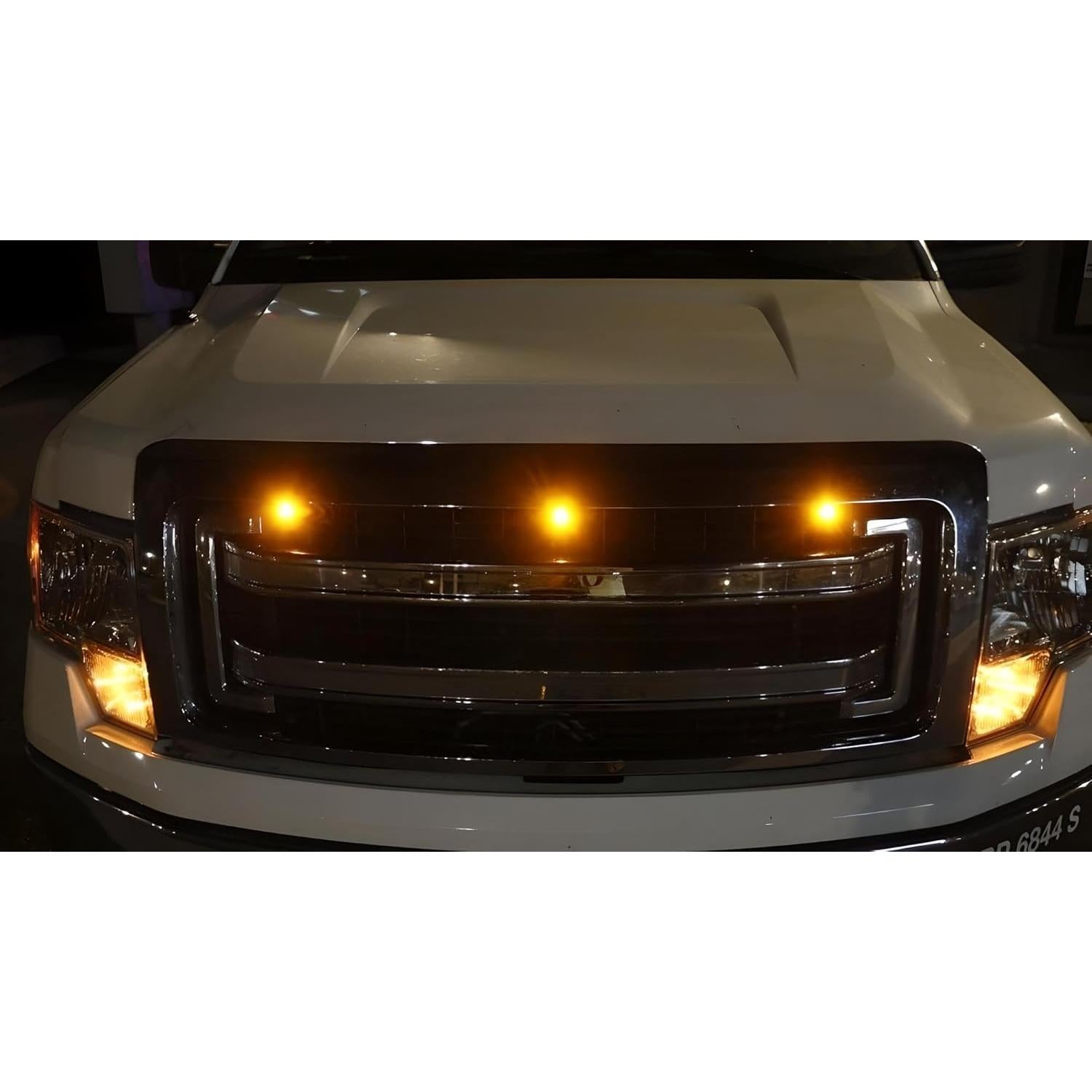 Kit de Iluminación LED Frontal Amarillo iJDMTOY 3 Piezas