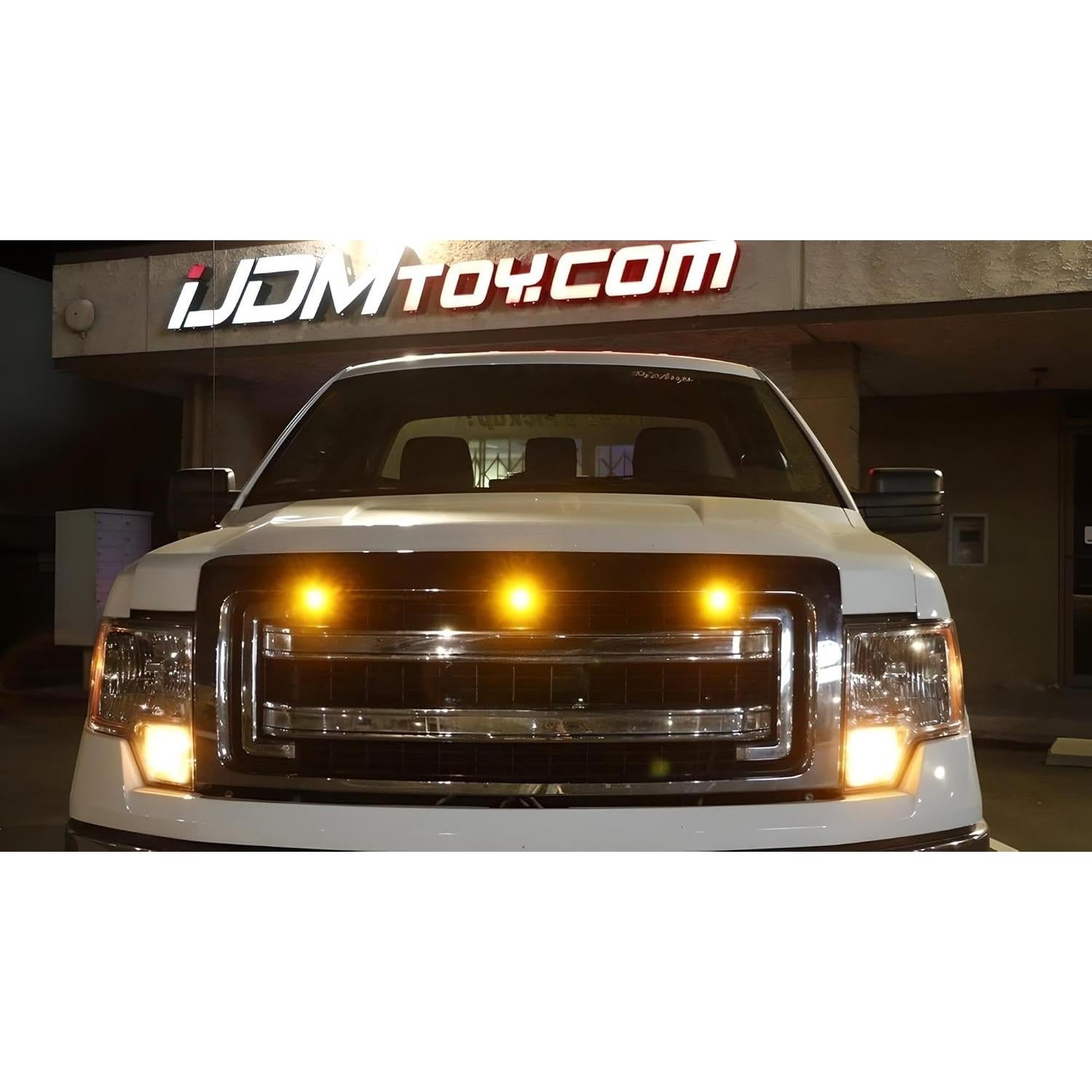Kit de Iluminación LED Frontal Amarillo iJDMTOY 3 Piezas