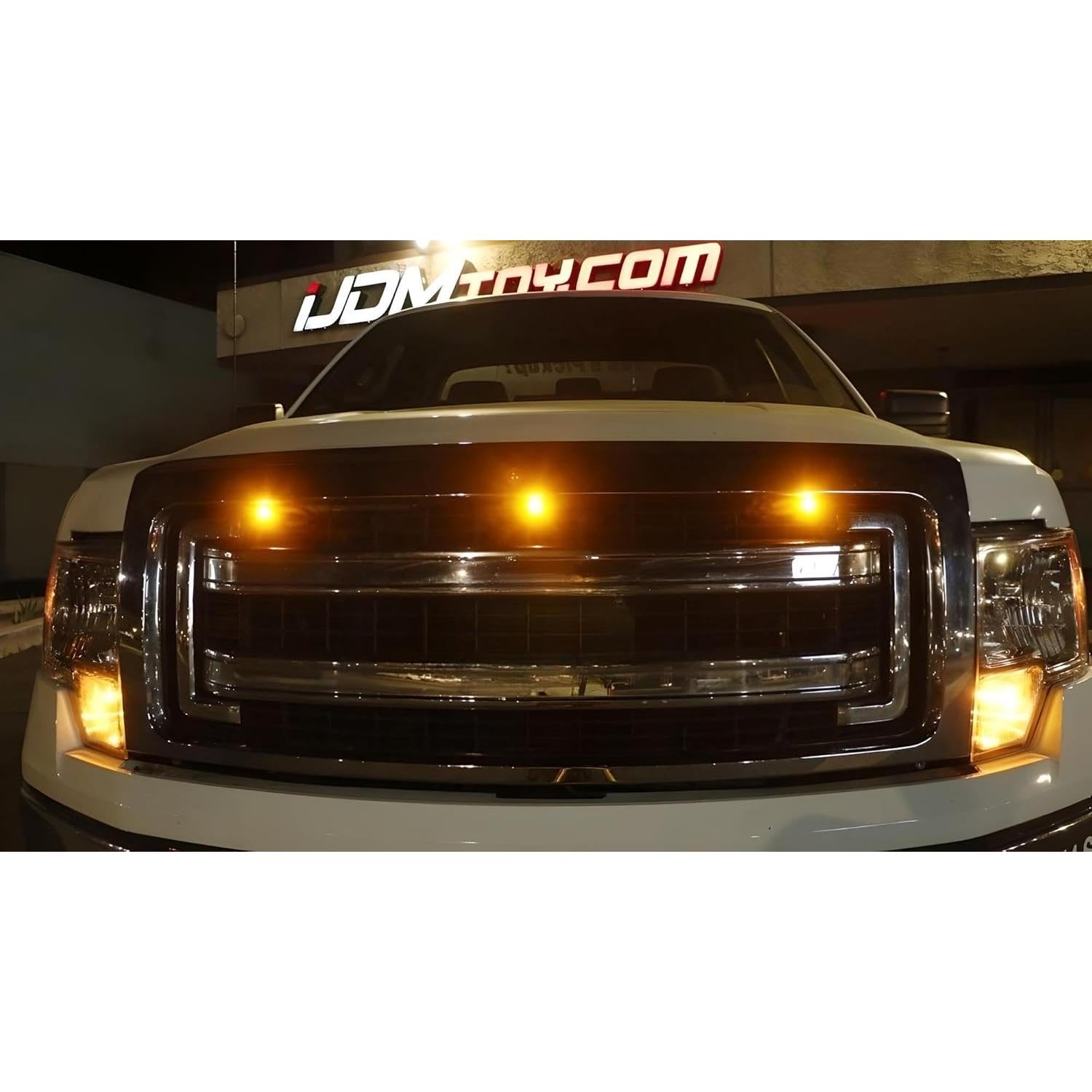 Kit de Iluminación LED Frontal Amarillo iJDMTOY 3 Piezas