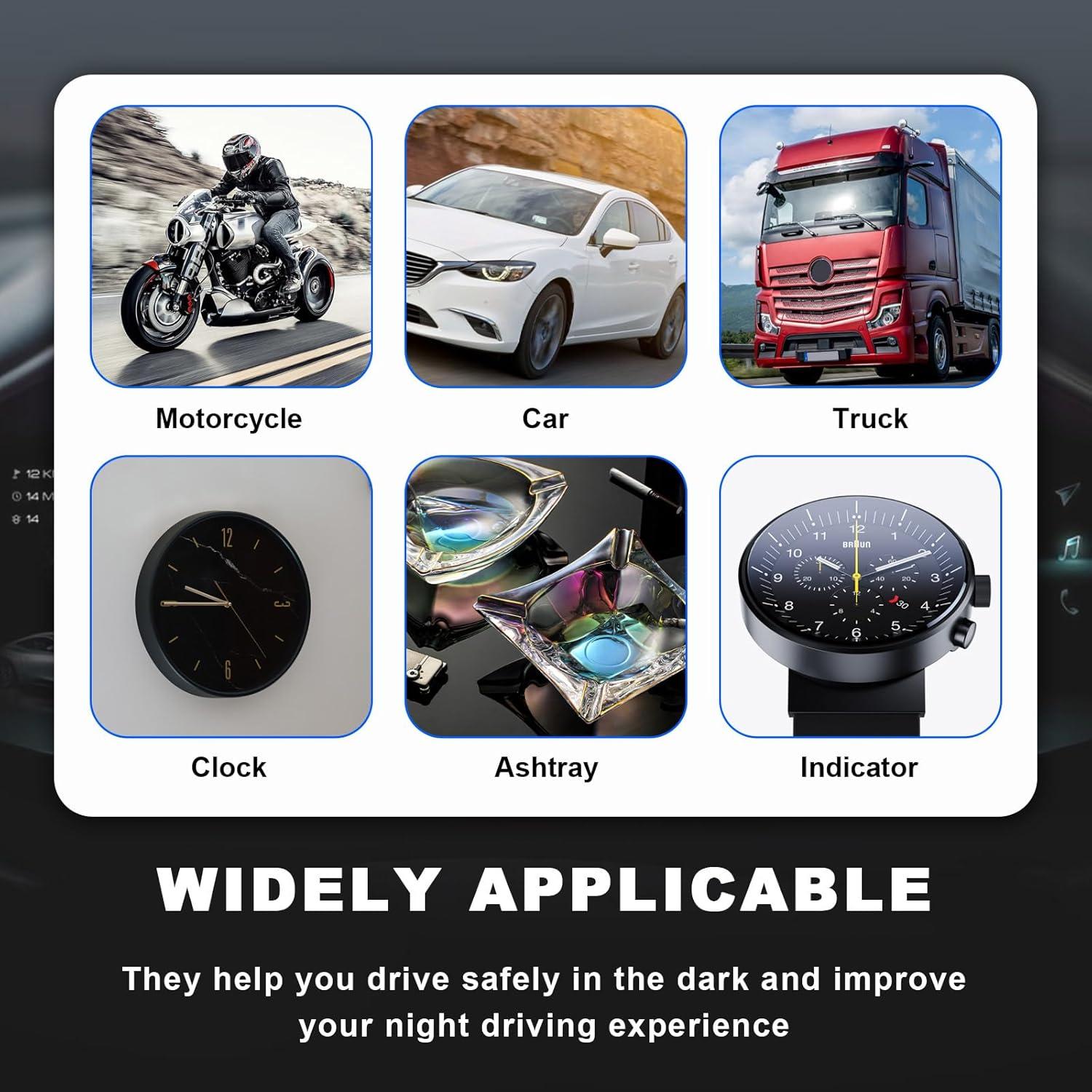 Augeny 20PCS Bombillas LED T5 para Tablero de Coche Azul