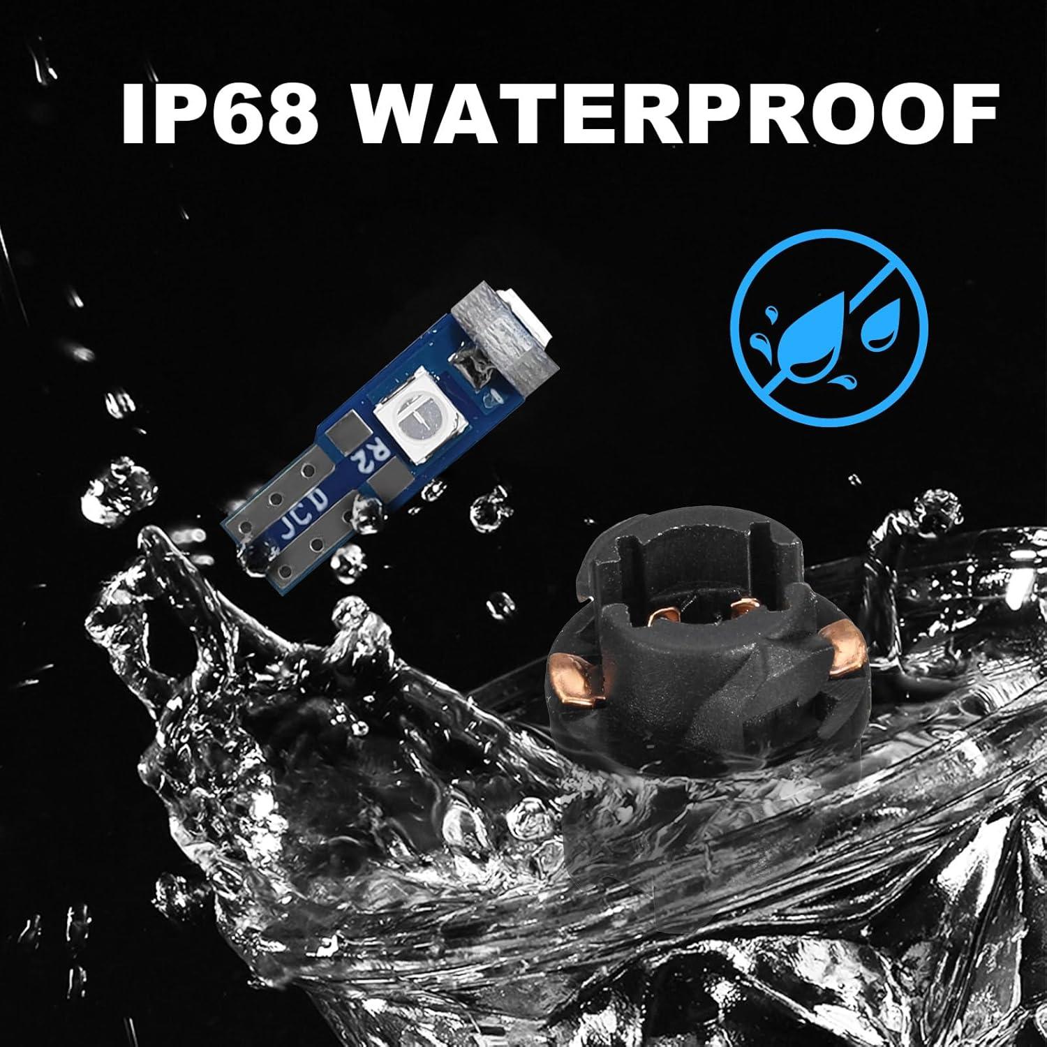 Augeny 20PCS Bombillas LED T5 para Tablero de Coche Azul