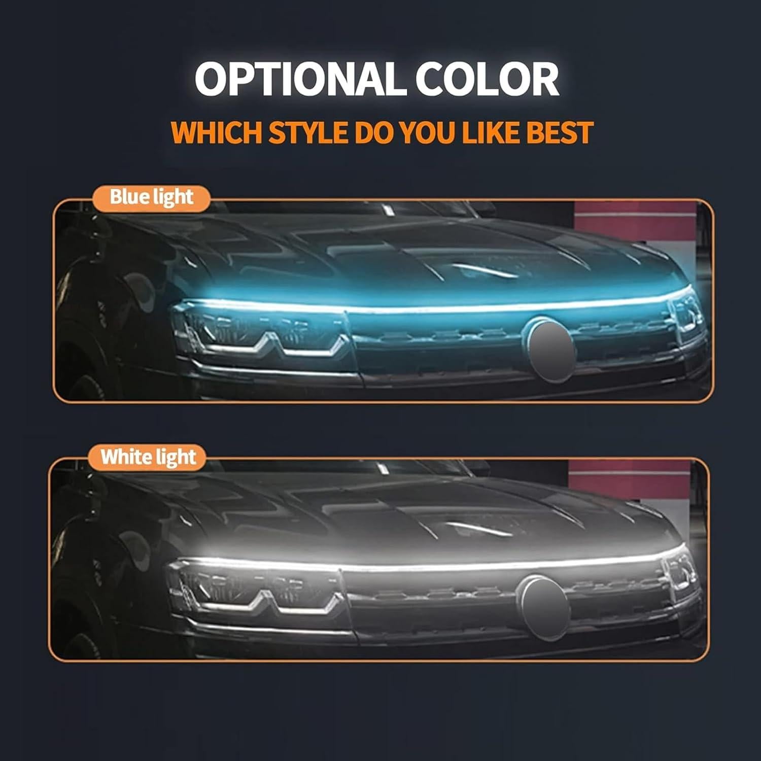 Tira LED para Auto Miytsya 70" Blanca Impermeable