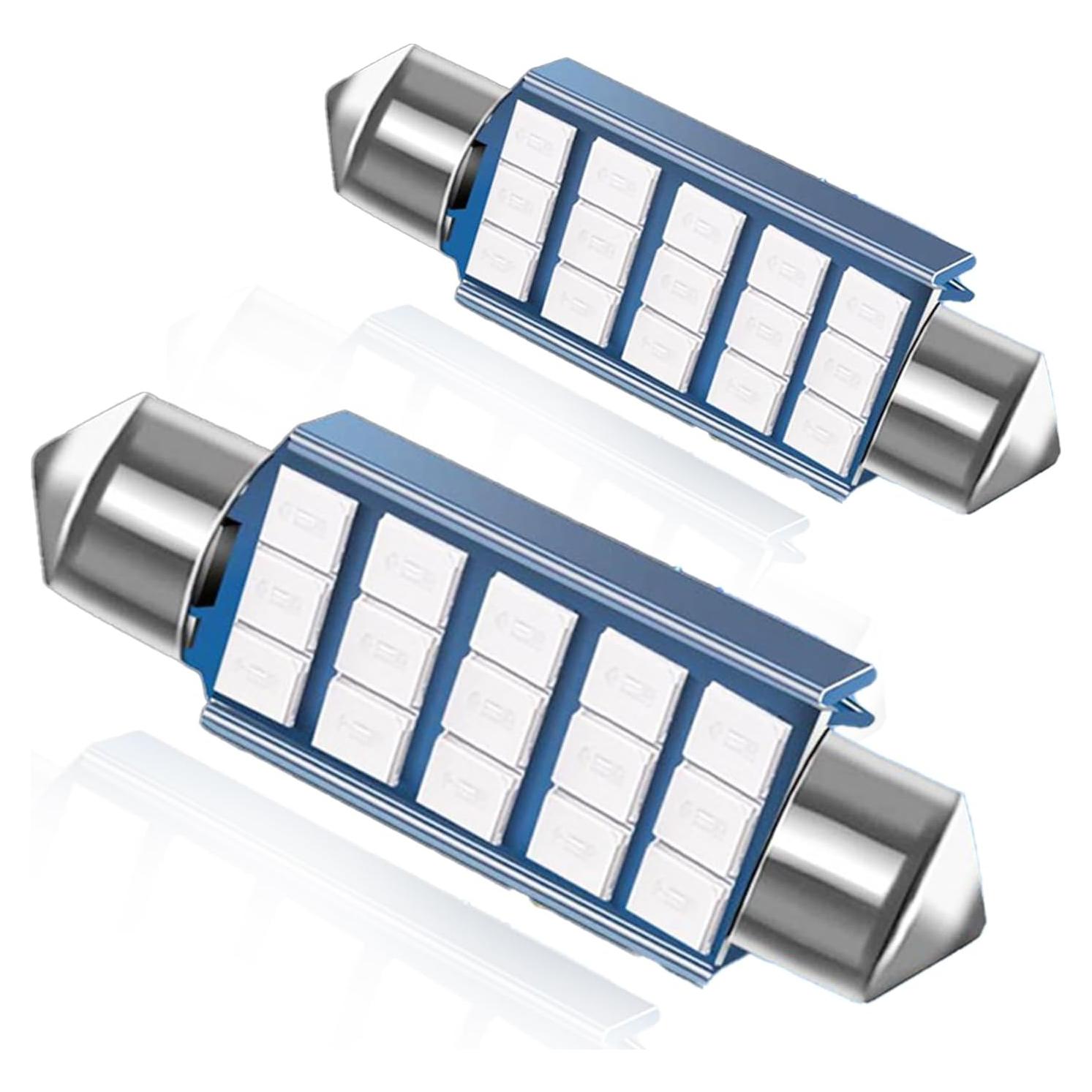 Bombilla LED Azul Jitrendo 2 Pcs 6500K Luz Interior Coche