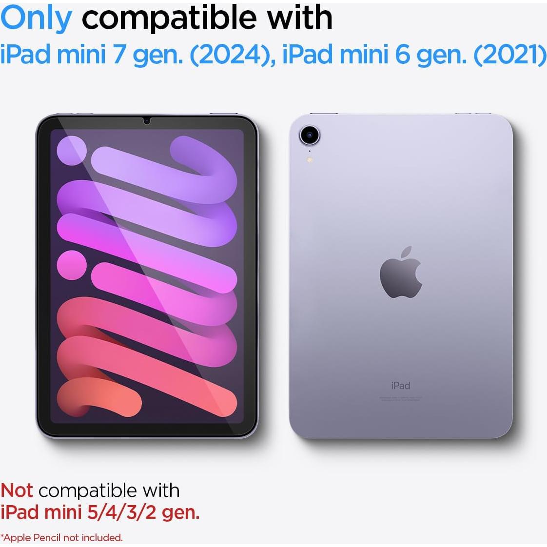 Protector de Pantalla Spigen GlasTR EZ Fit para iPad Mini