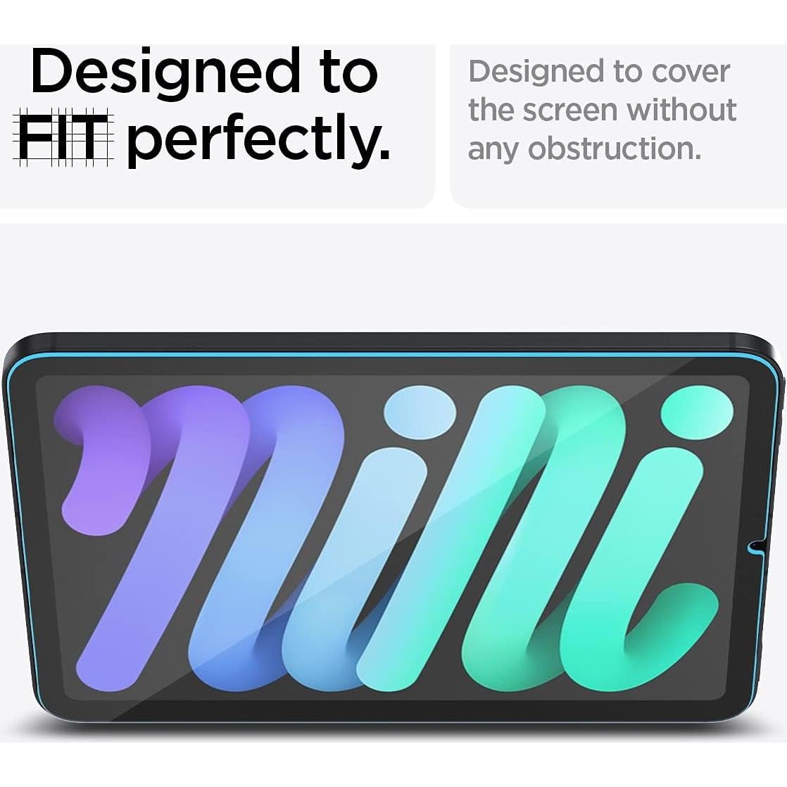 Protector de Pantalla Spigen GlasTR EZ Fit para iPad Mini