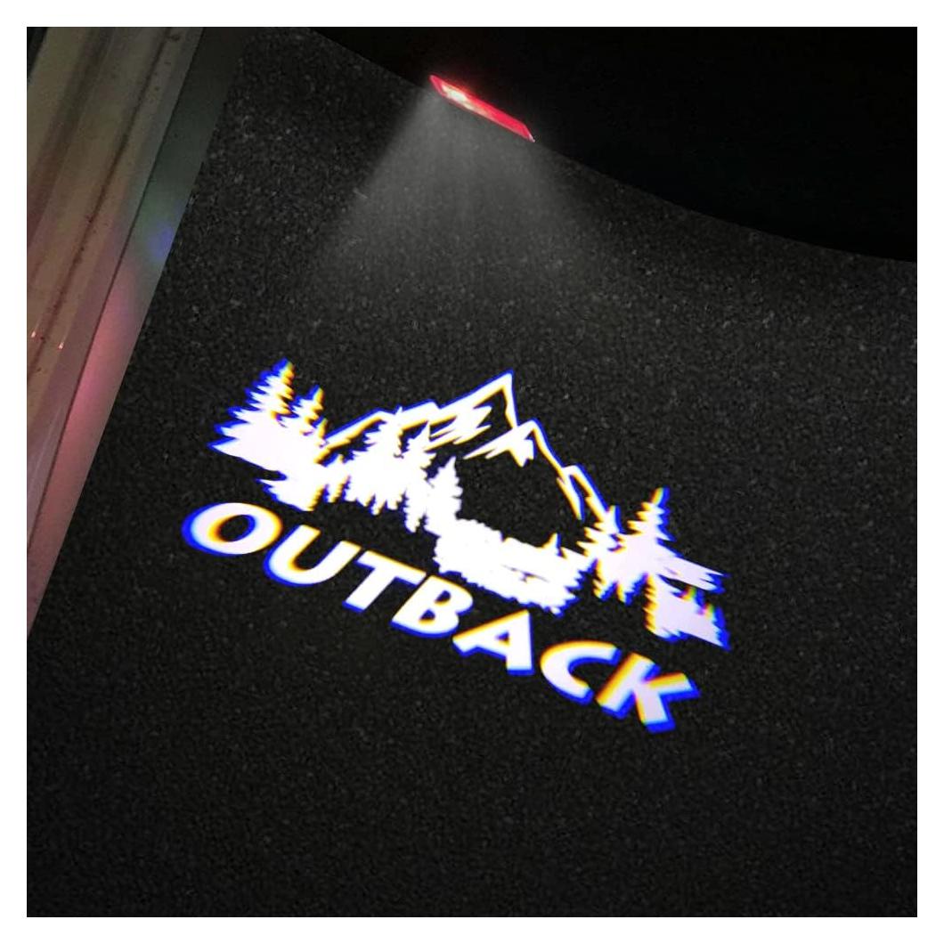 Proyector de Logo LED de Puerta Uunonaha Outback Blanco HD
