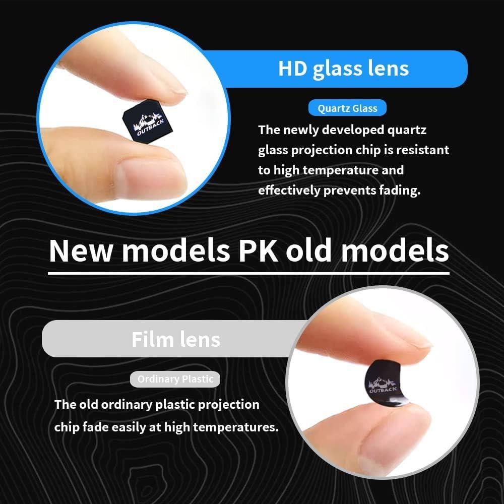 Proyector de Logo LED de Puerta Uunonaha Outback Blanco HD