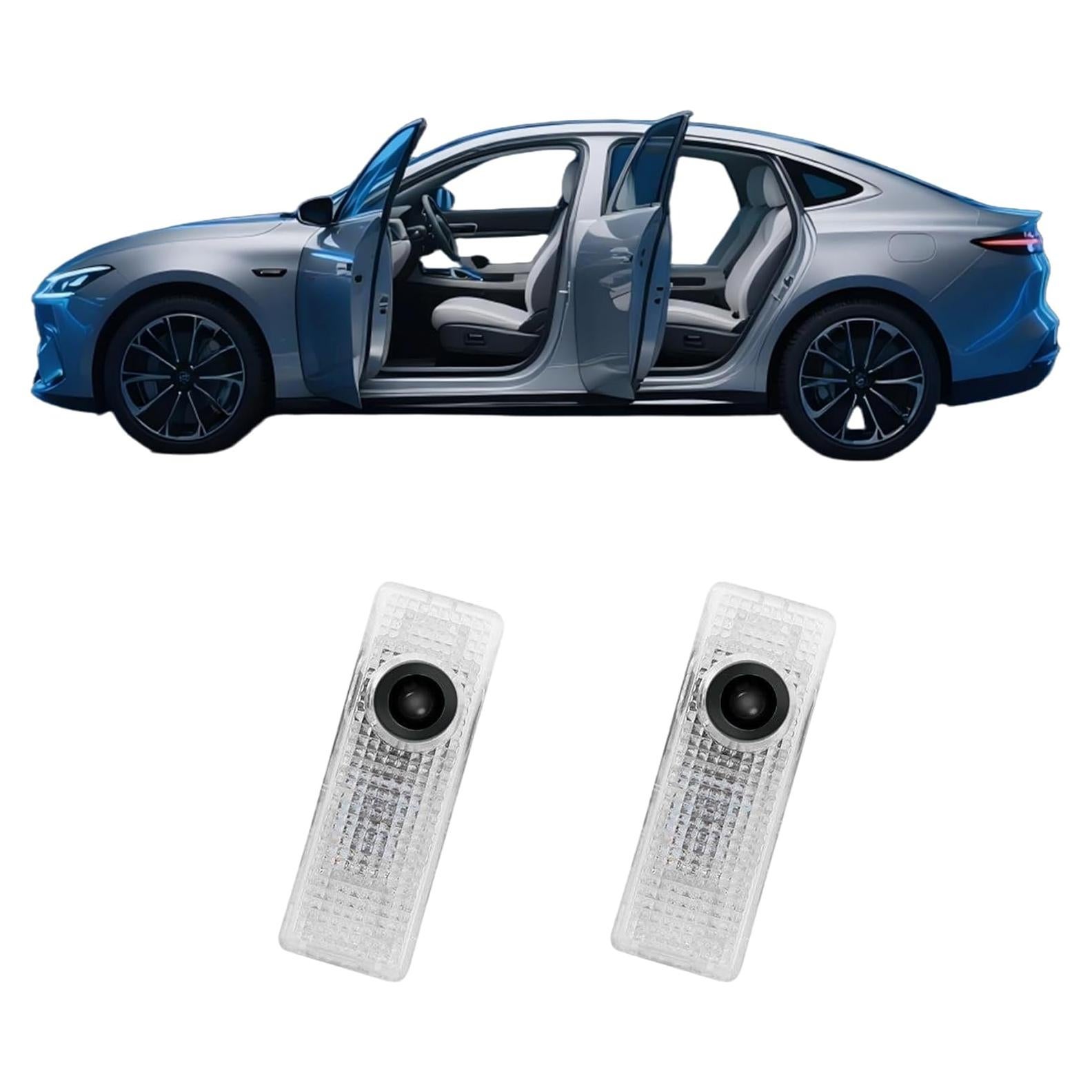 Luz de Logo de Puerta ZKAYUN Proyector LED 2 Pcs