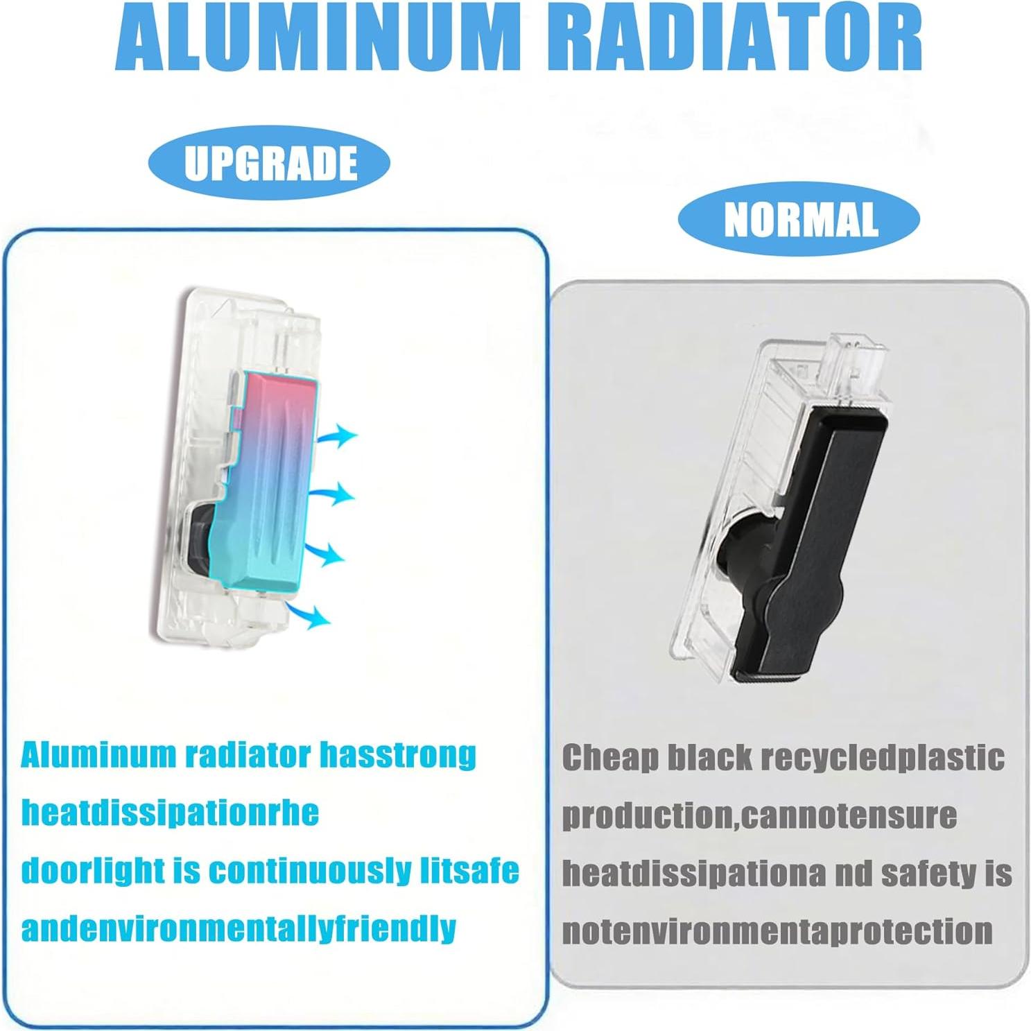 Luz de Logo de Puerta ZKAYUN Proyector LED 2 Pcs