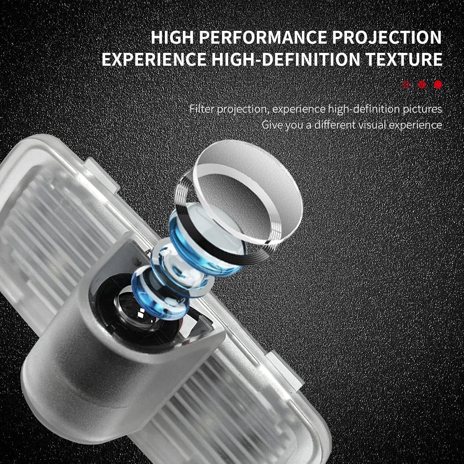 Luces de Puerta LED RLRHOO para Accord 2003-2012 - 2 Piezas