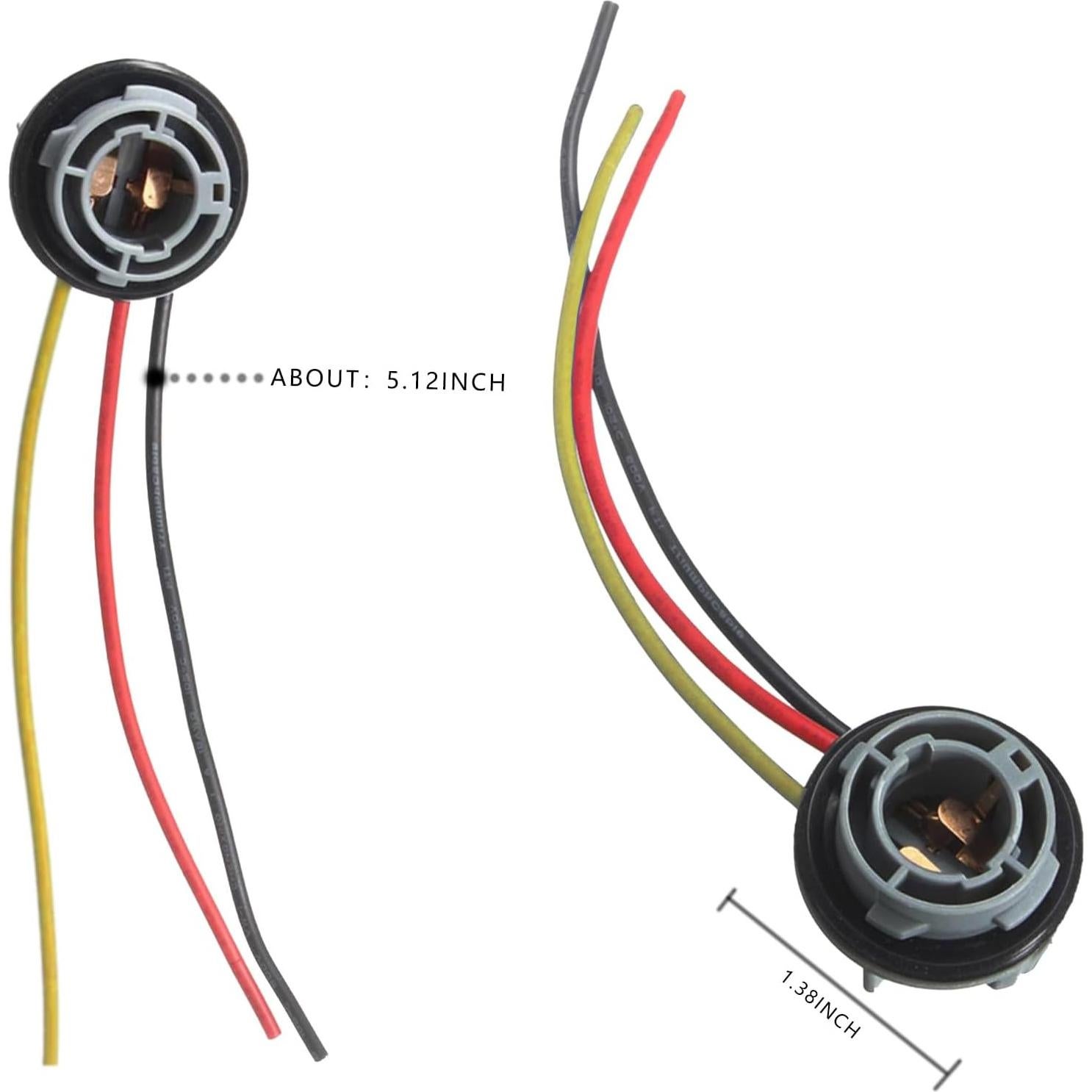 Paquete de 2 enchufes LED 1157 Luminuti para automóvil