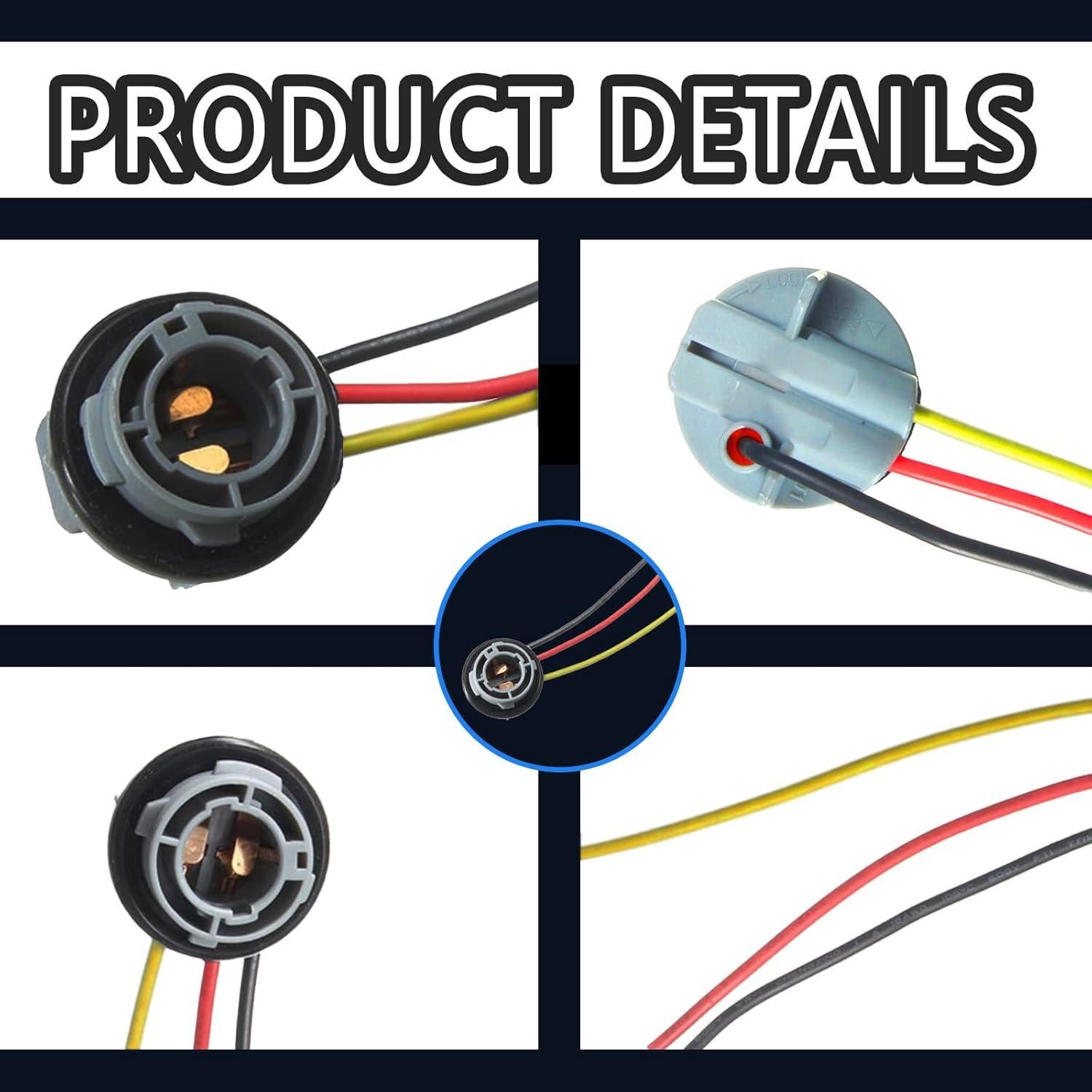 Paquete de 2 enchufes LED 1157 Luminuti para automóvil