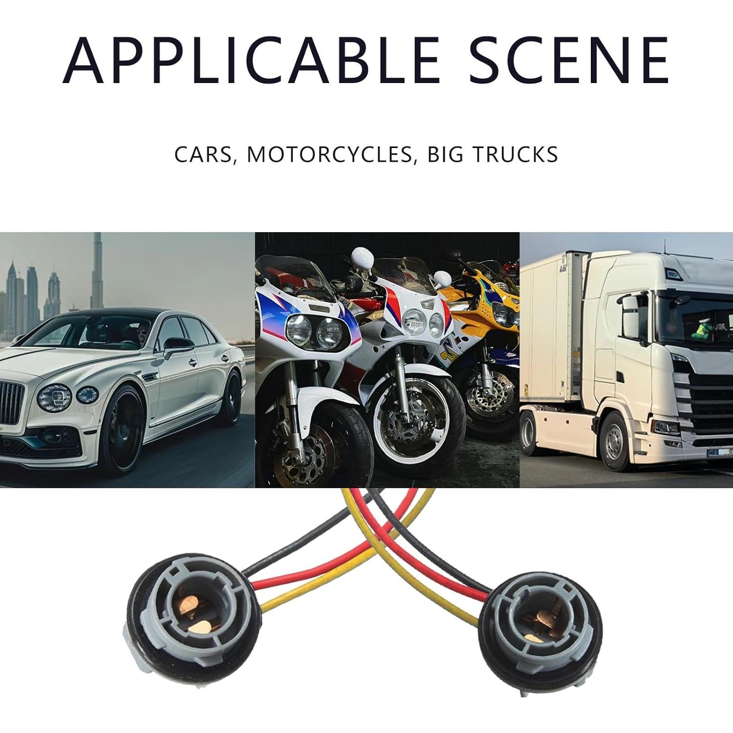 Paquete de 2 enchufes LED 1157 Luminuti para automóvil