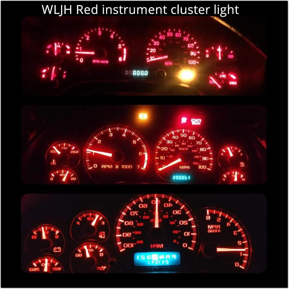 Kits de Bombillas LED WLJH para Tablero Ford Ranger 1989-1994