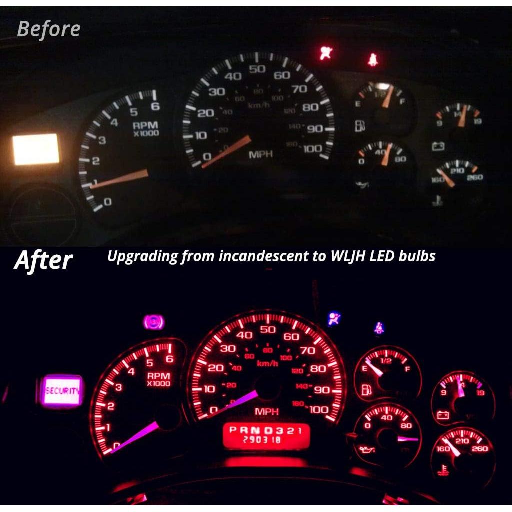 Kits de Bombillas LED WLJH para Tablero Ford Ranger 1989-1994