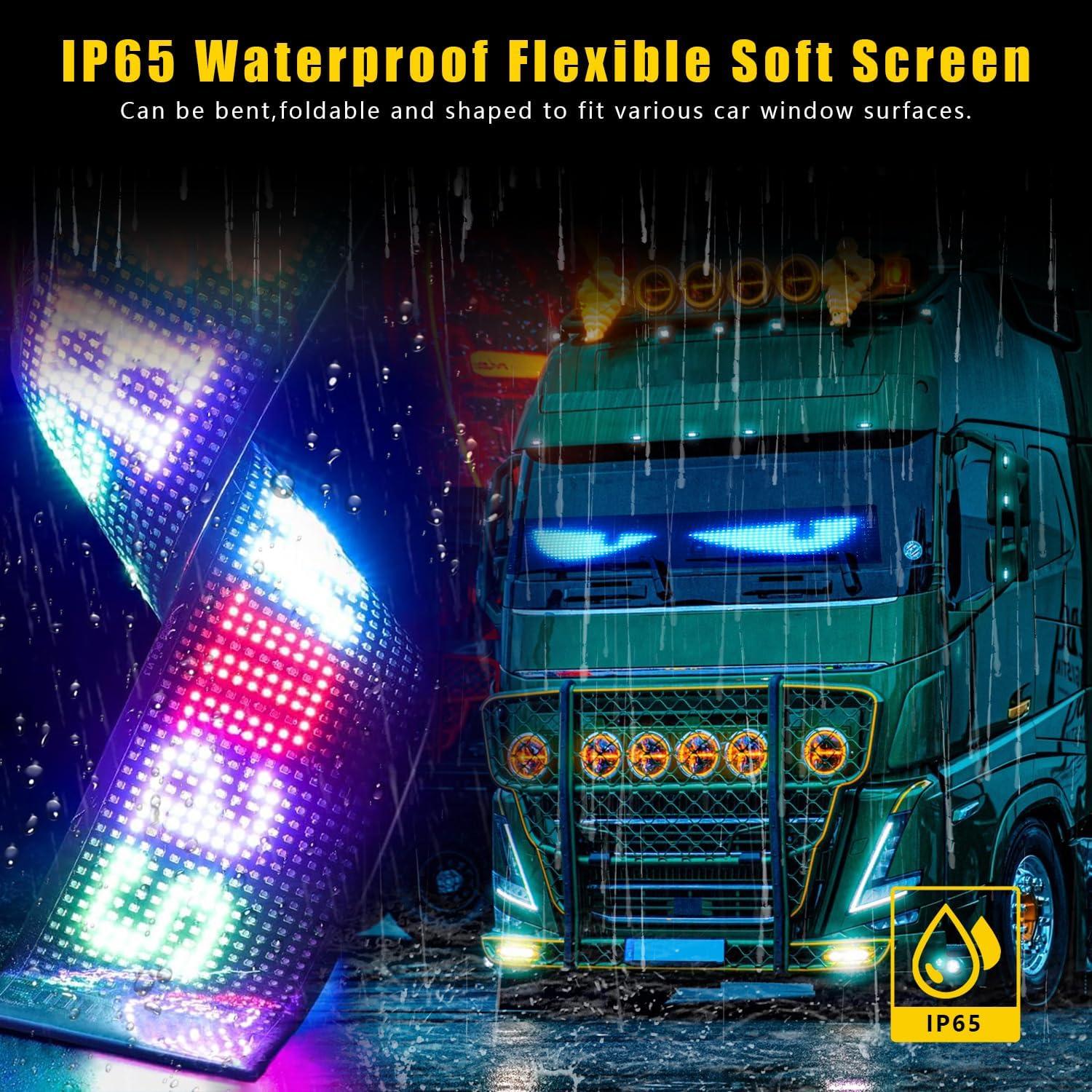 Luz LED Ojos Diabólicos POOMEL 89.8cm Multicolor Control Remoto