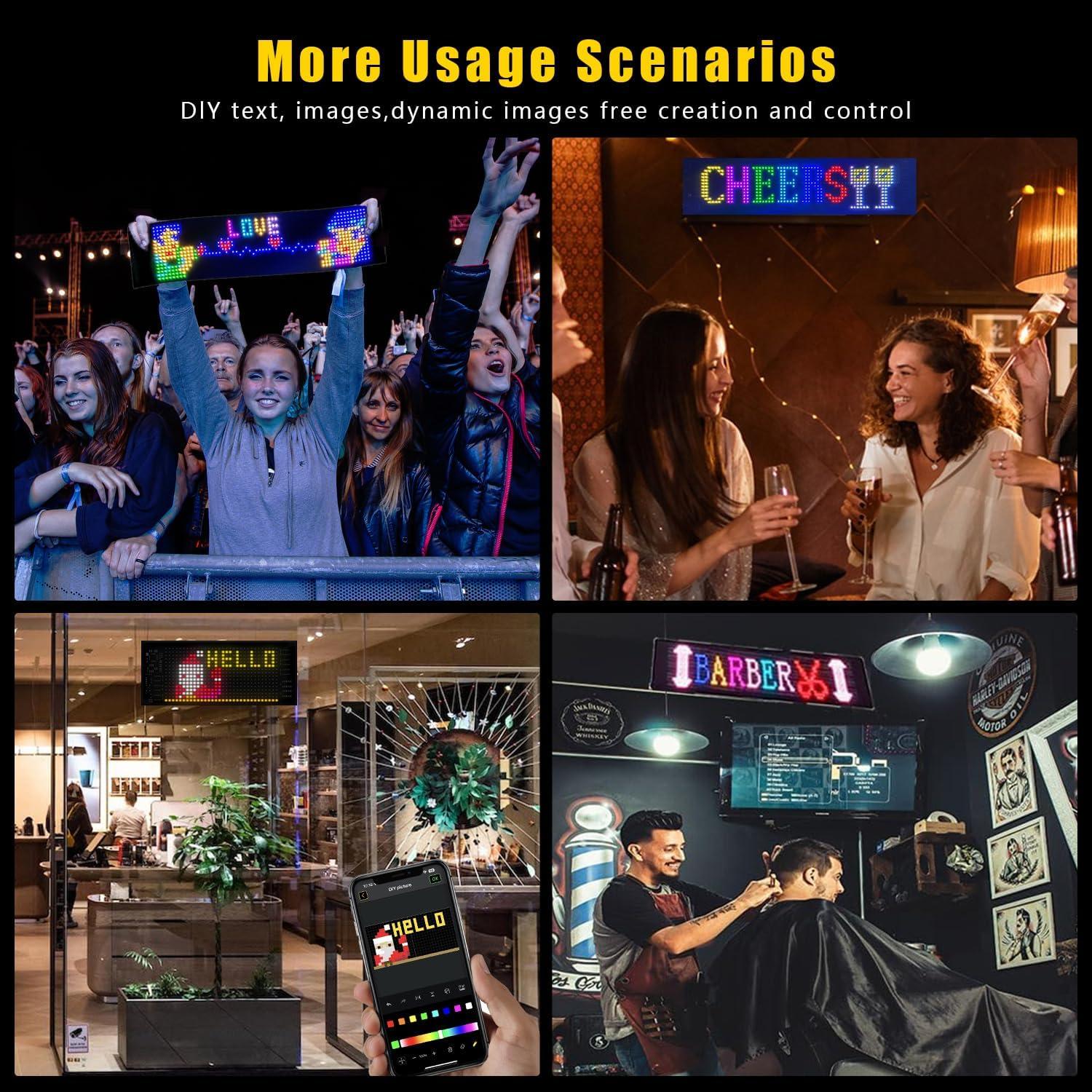 Luz LED Ojos Diabólicos POOMEL 89.8cm Multicolor Control Remoto