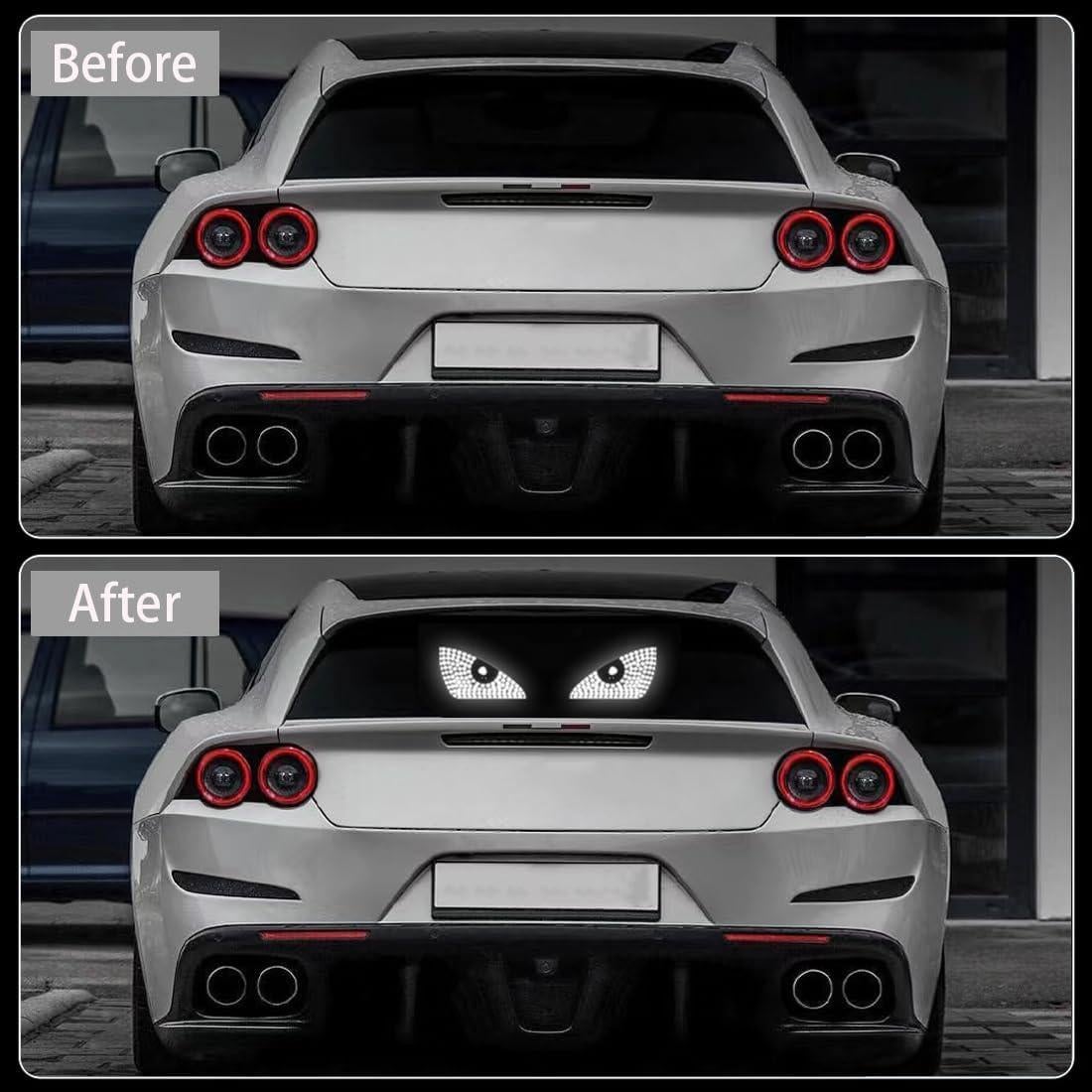Luz LED Ojos del Diablo VOAKZEF para Autos USB 12 Modos