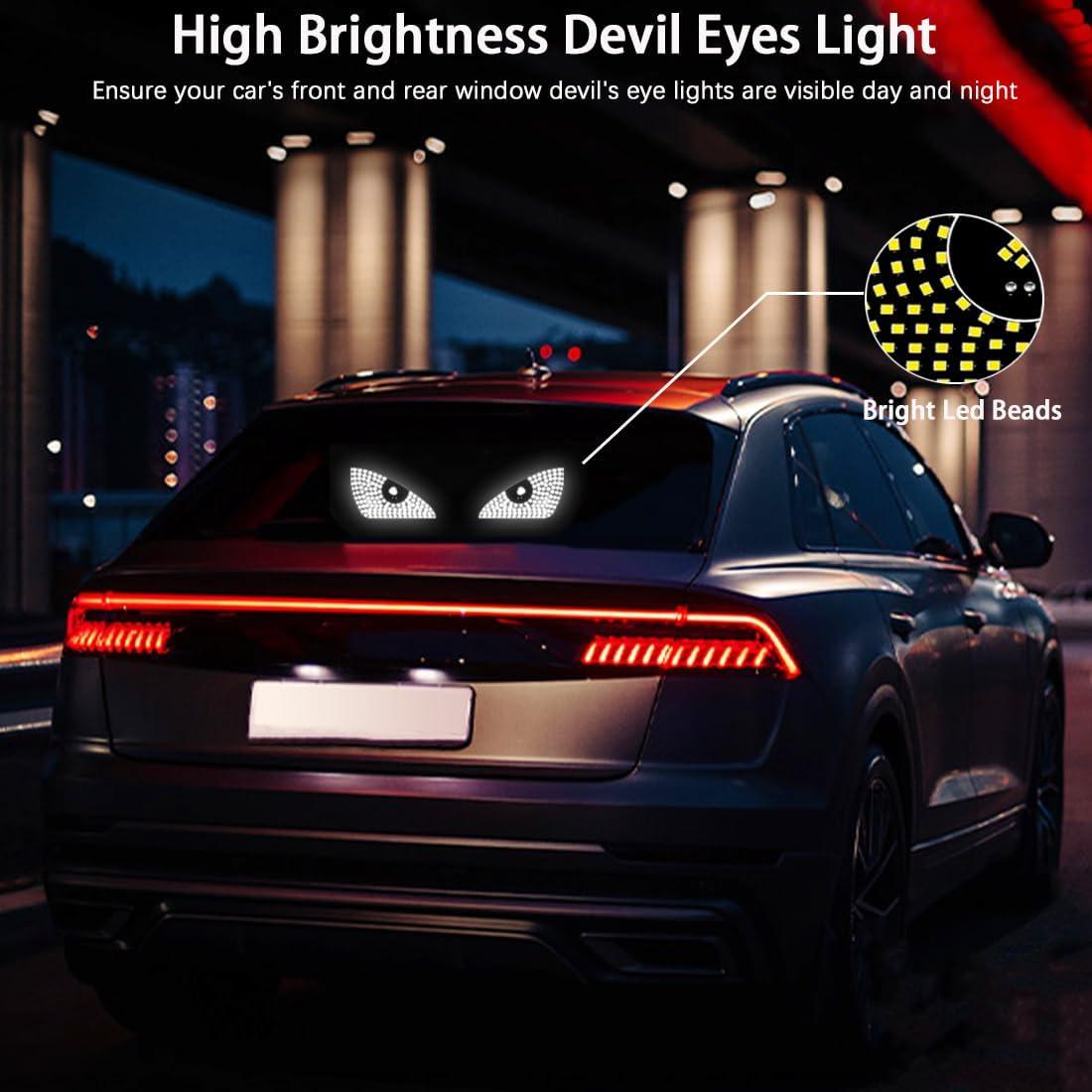 Luz LED Ojos del Diablo VOAKZEF para Autos USB 12 Modos