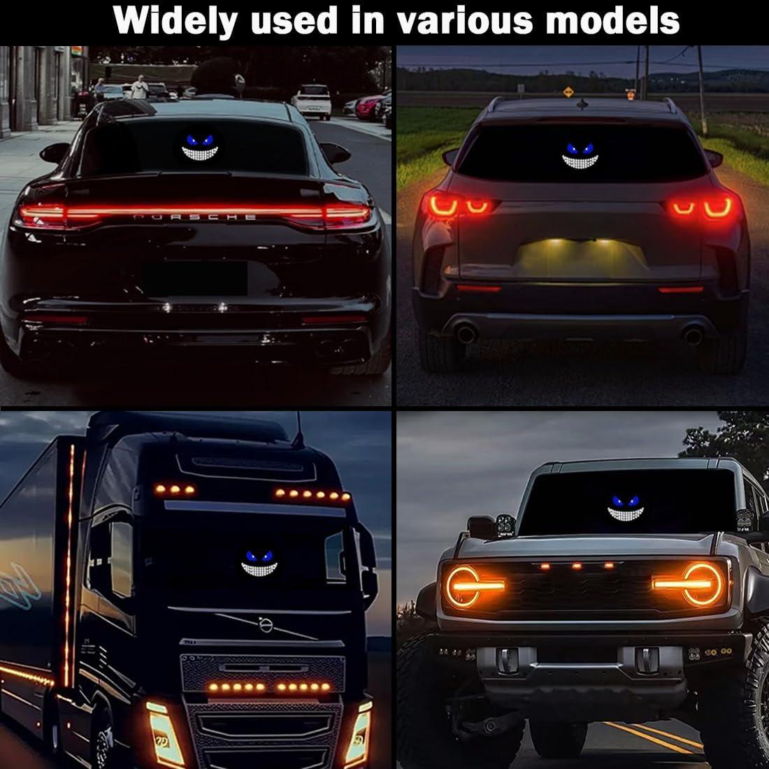 Luz Ojos de Diablo LED VOAKZEF Azul 11 Modos USB para Auto