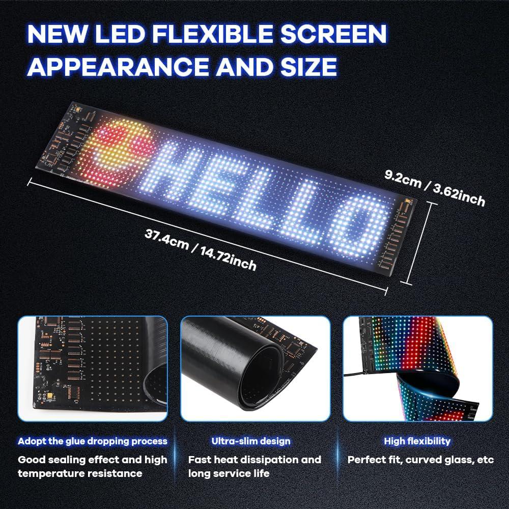 Luz LED Ojos del Diablo UPXSXT 9.19x37.43 cm Control APP