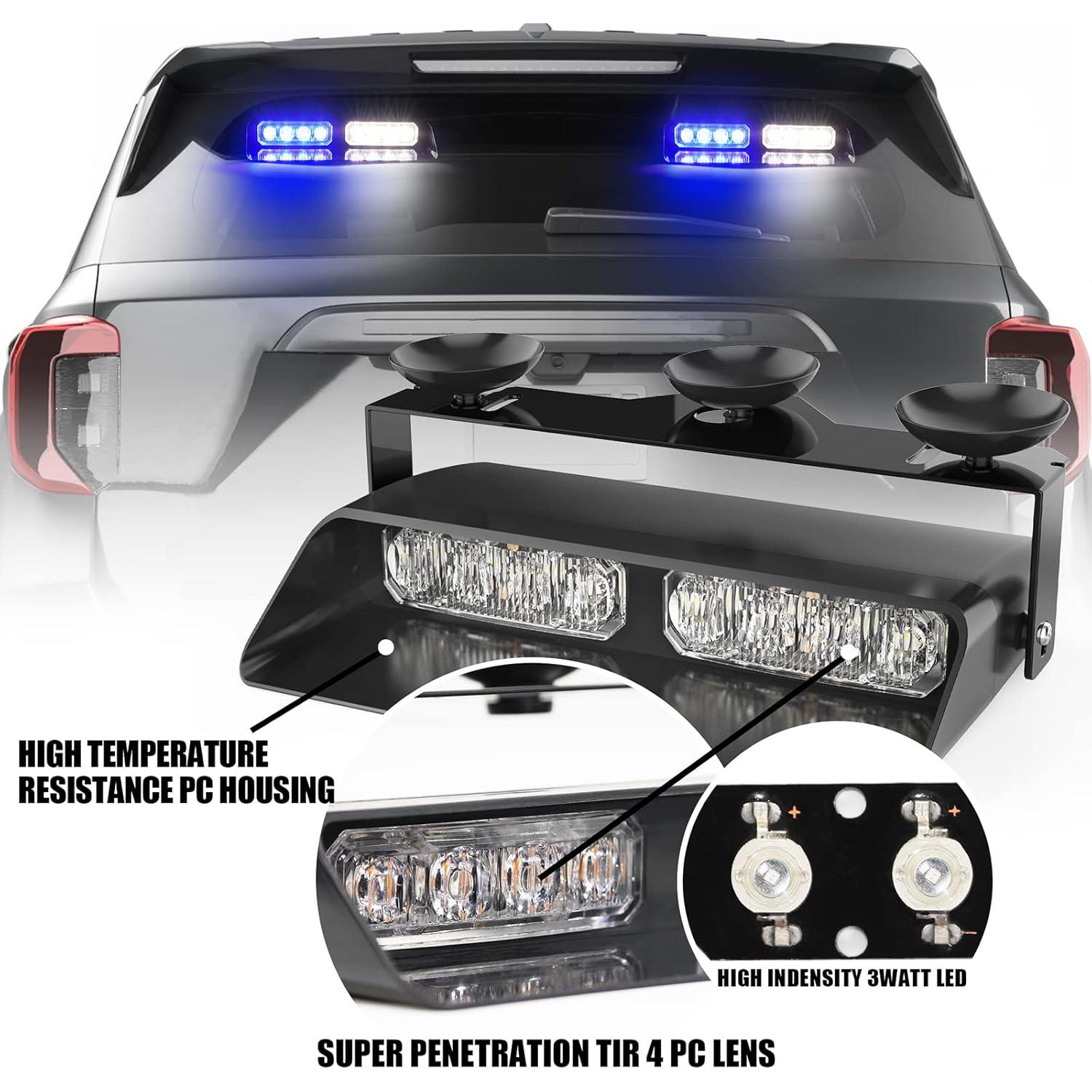 Luces Estroboscópicas WINECO WX52026D-2, 16 LED, 24W