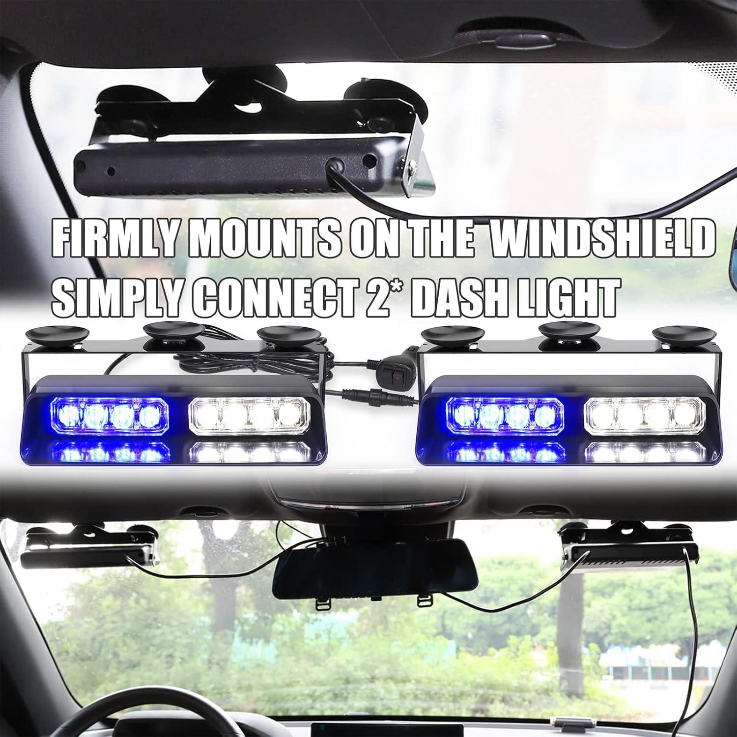 Luces Estroboscópicas WINECO WX52026D-2, 16 LED, 24W