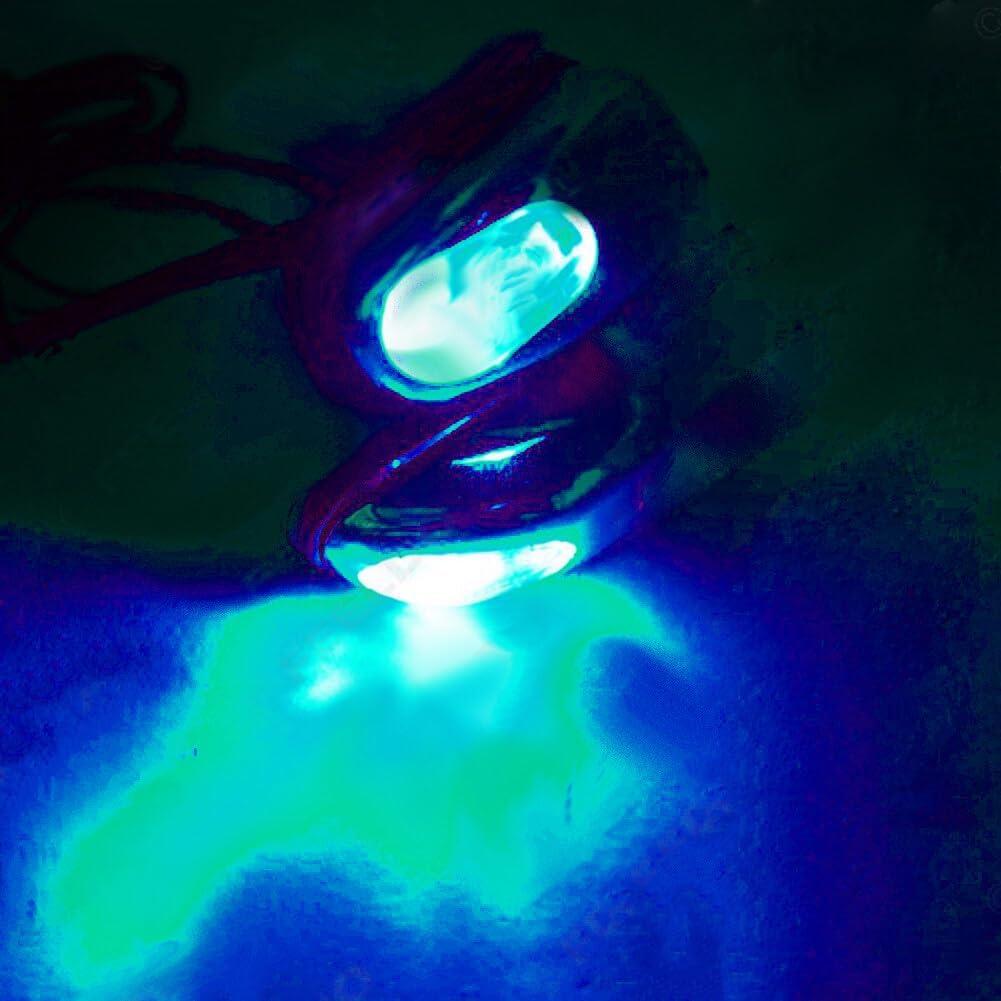 Luz LED para Limpiaparabrisas de Coche Saitedudu Azul 12V