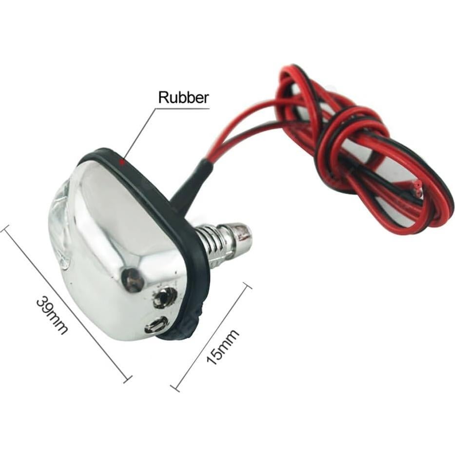 Luz LED para Limpiaparabrisas de Coche Saitedudu Azul 12V