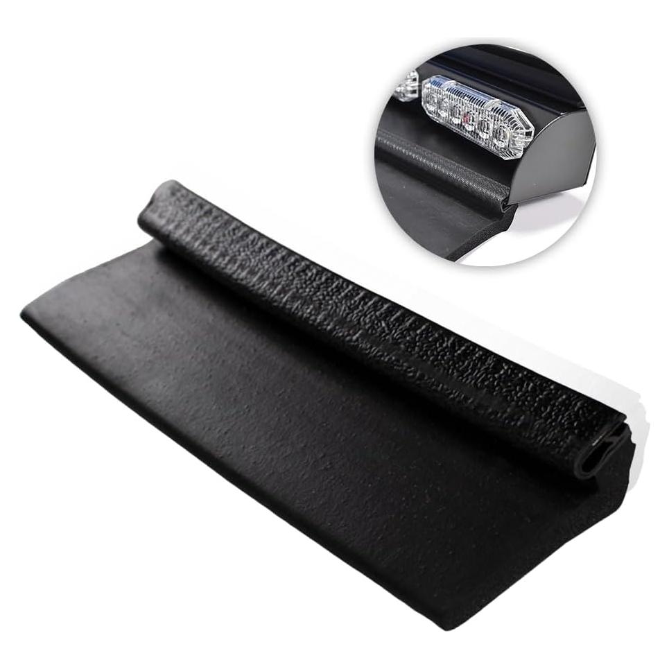 Junta de goma negra UBL-AC-LG para barra de luz 28cm