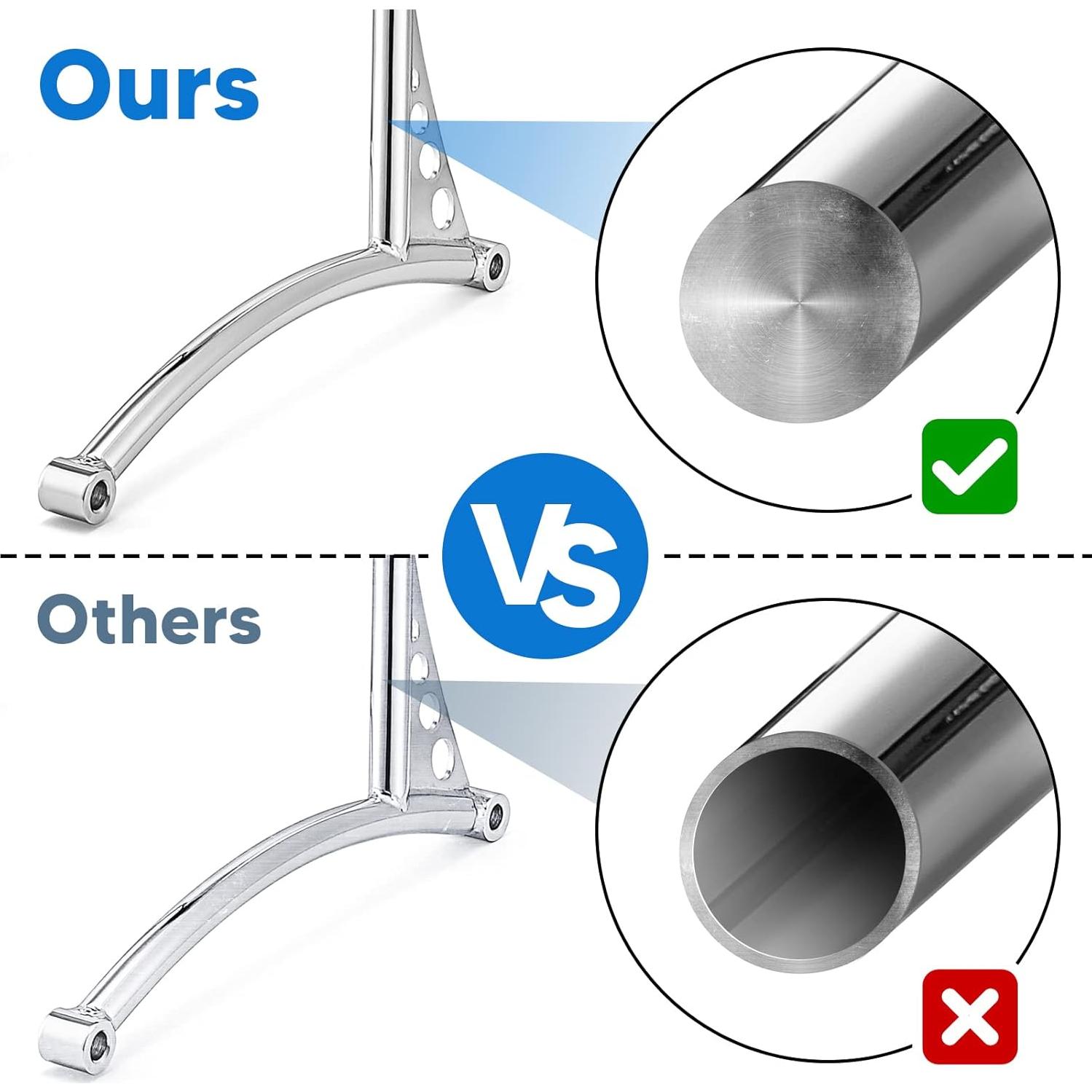 Barra de Sissy para Pasajeros Wsays 23" Cromo Harley 2004-2022