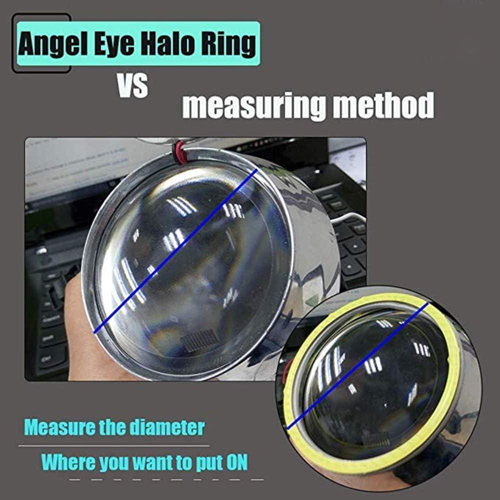 Ojos de Ángel LED COB 120MM YSY Azul Hielo 93SMD 12LM