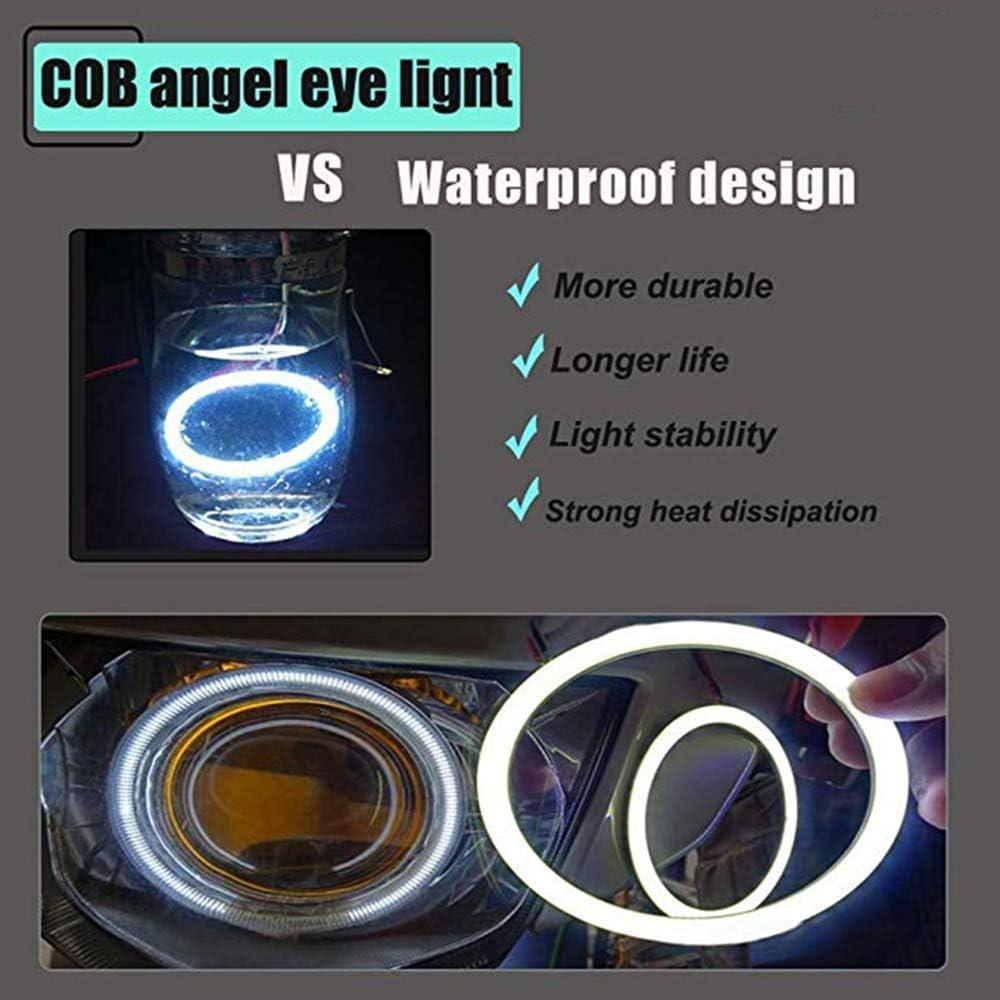 Ojos de Ángel LED COB 120MM YSY Azul Hielo 93SMD 12LM