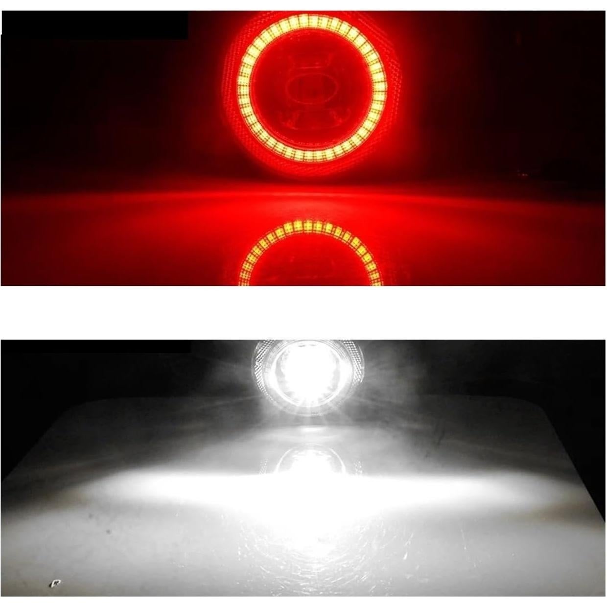 Conjunto de Faro Antiniebla LED Ojo de Ángel ACKHHJNX para Chrysler 300 2005-2010