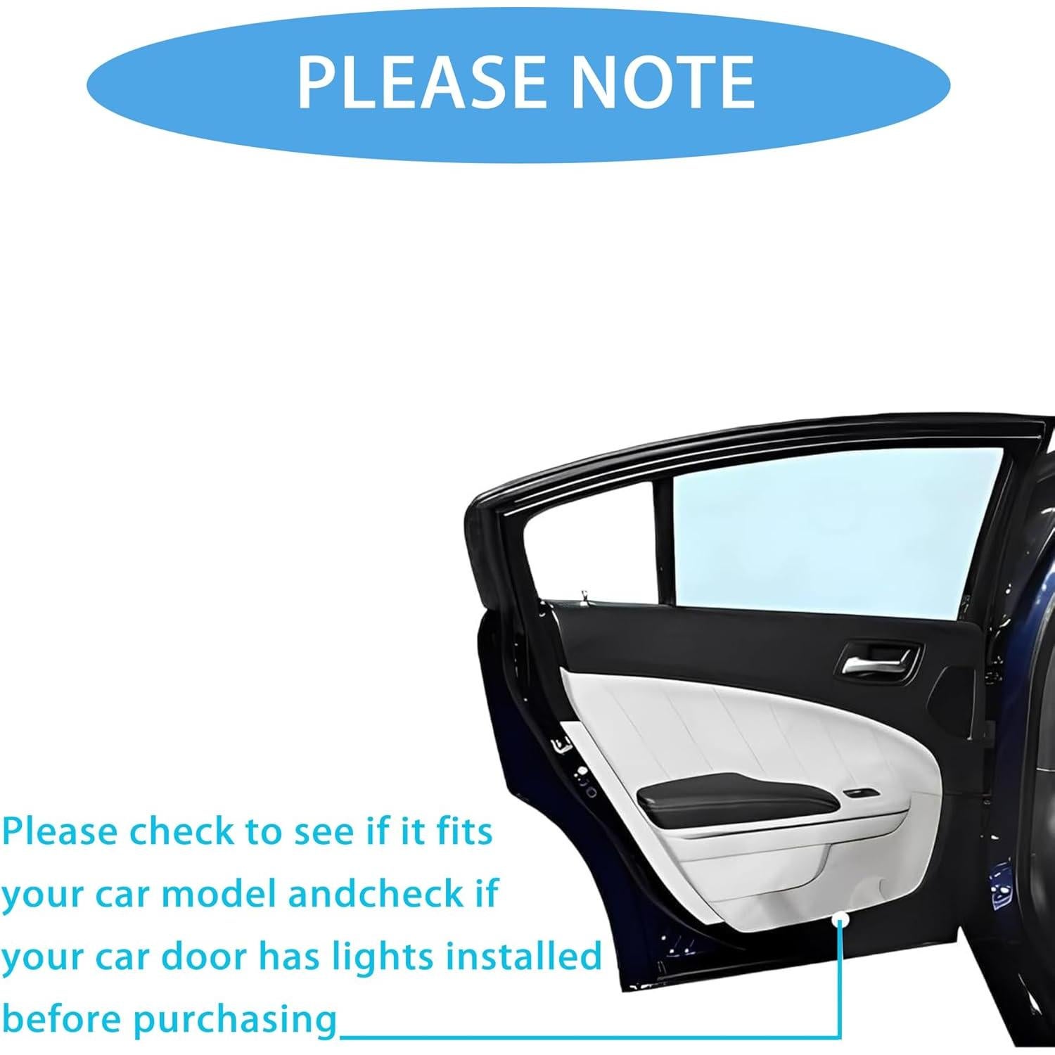 Luz de Puerta LED ZKAYUN BM-2P 2PCS Compatible Vehículos