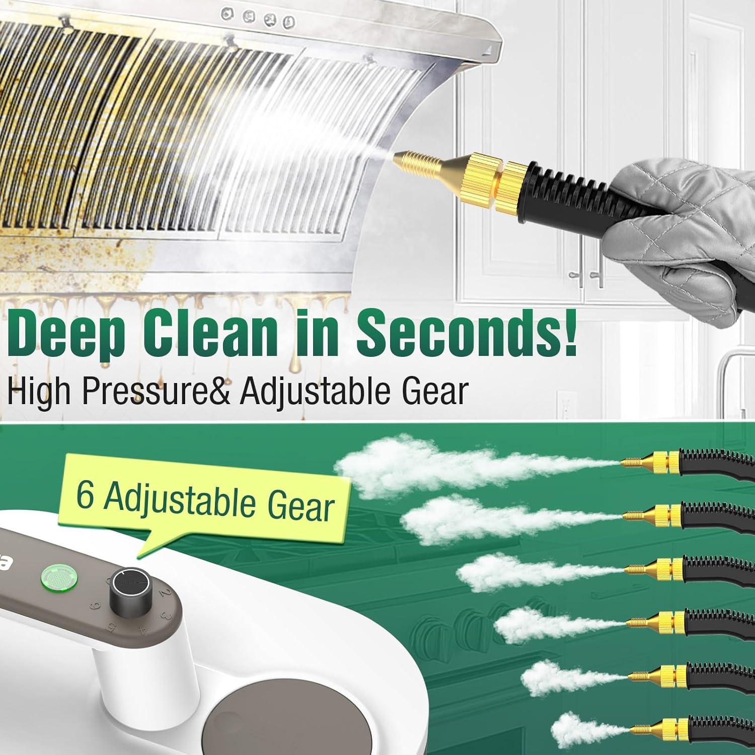 Limpiador a Vapor Toolastra MG-101, 1.2L, 10s Calentamiento