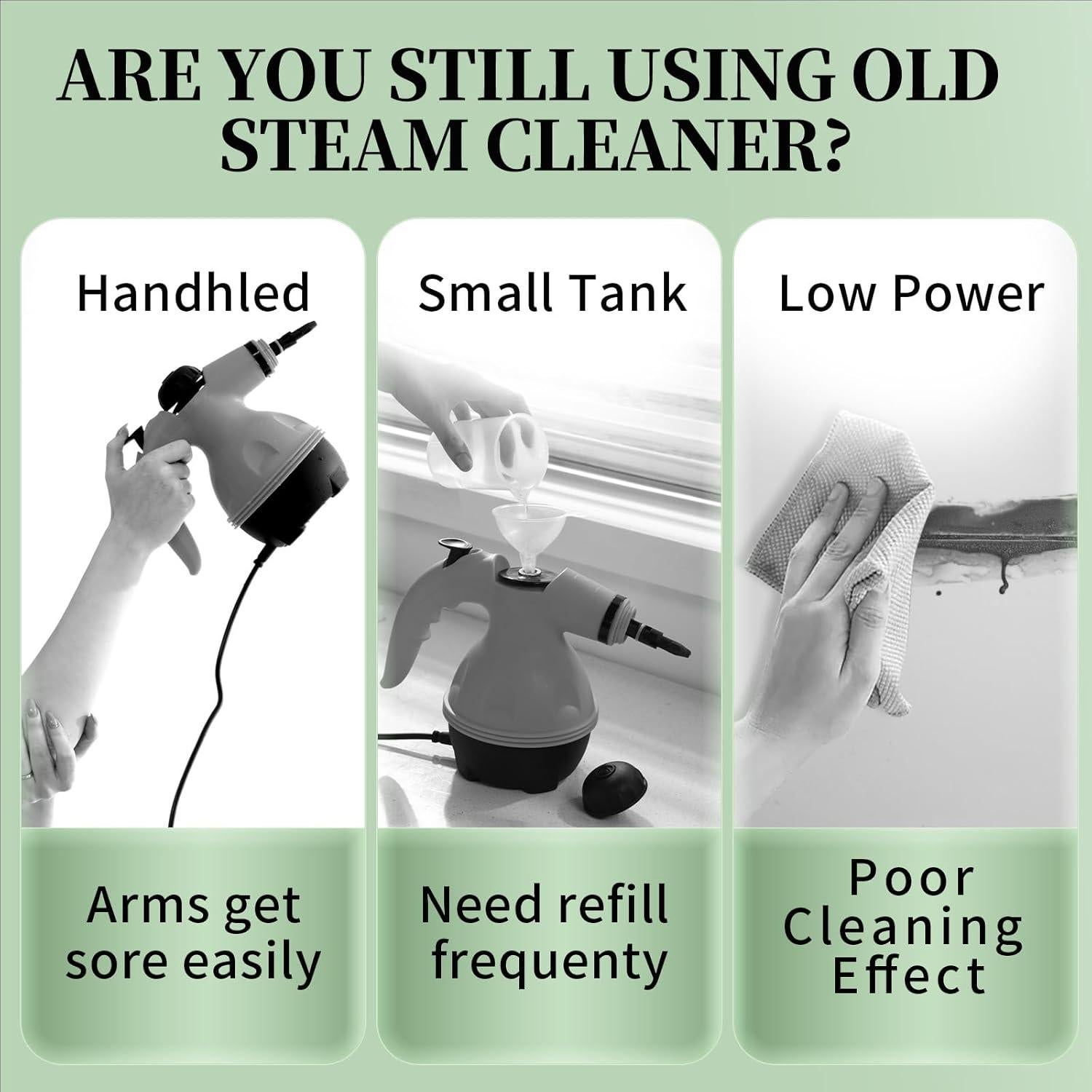 Limpiador a Vapor 2500W SteamCleaner - 6 Niveles de Vapor