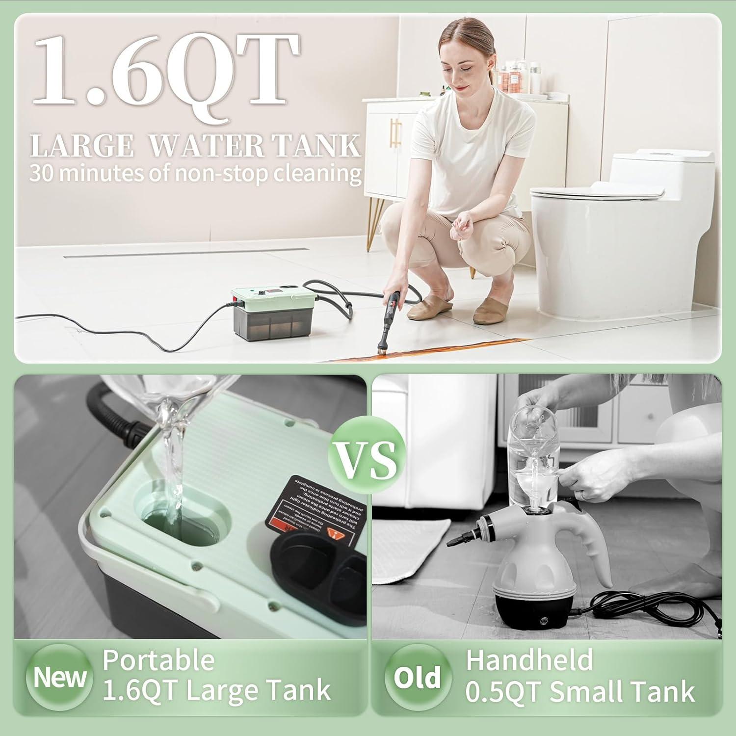 Limpiador a Vapor 2500W SteamCleaner - 6 Niveles de Vapor