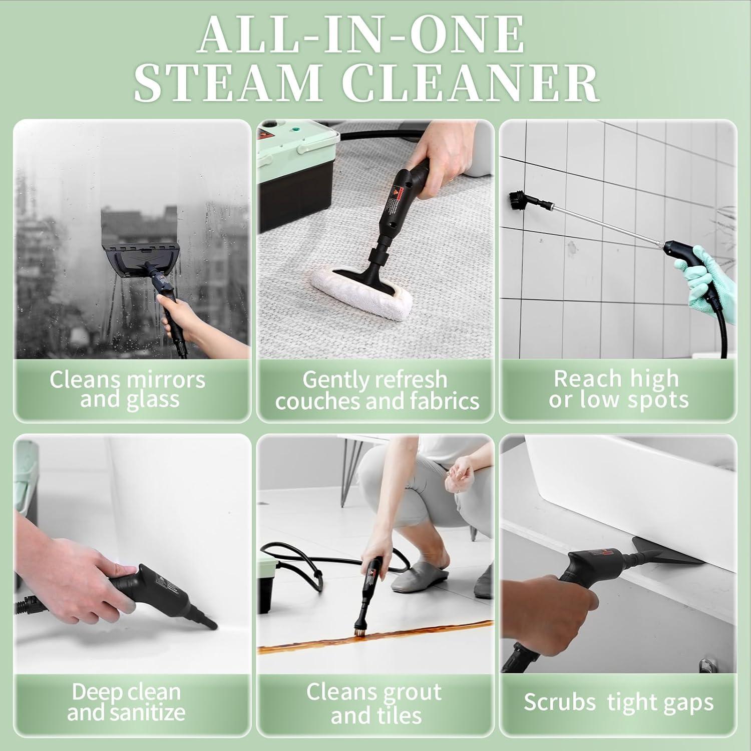 Limpiador a Vapor 2500W SteamCleaner - 6 Niveles de Vapor