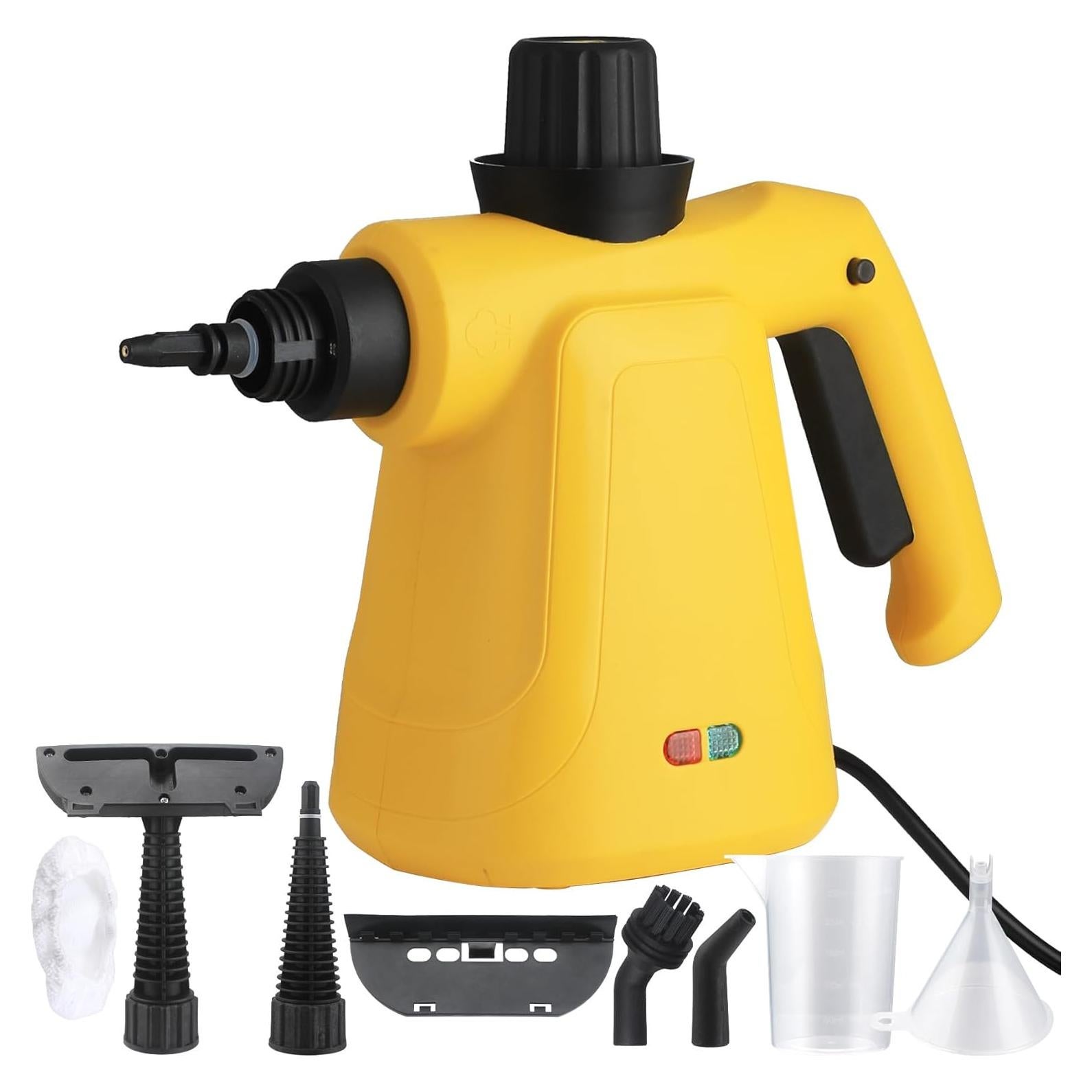 Limpiador de Vapor de Mano Miofth 1000W 350ml 8 Accesorios