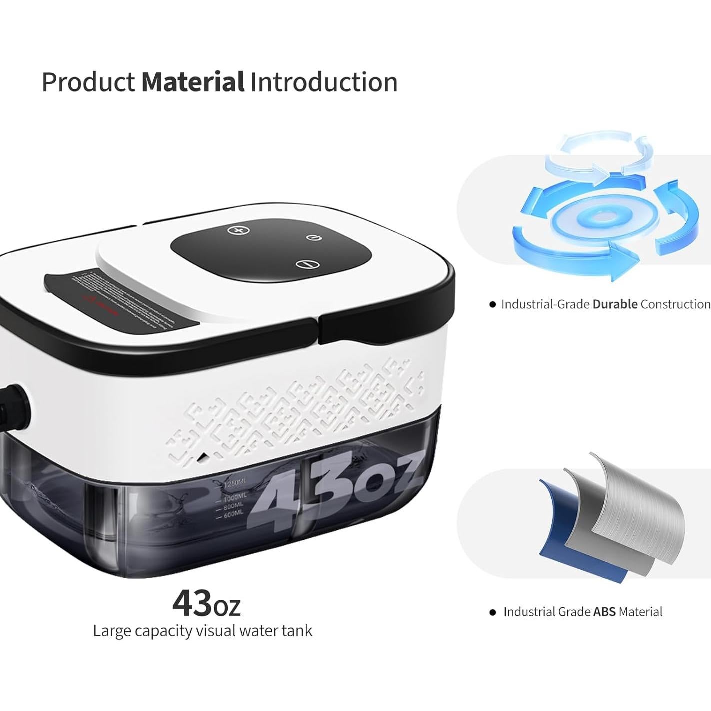 Limpiador de Vapor Portátil Heapsion 4Bar 1.25L 1500W