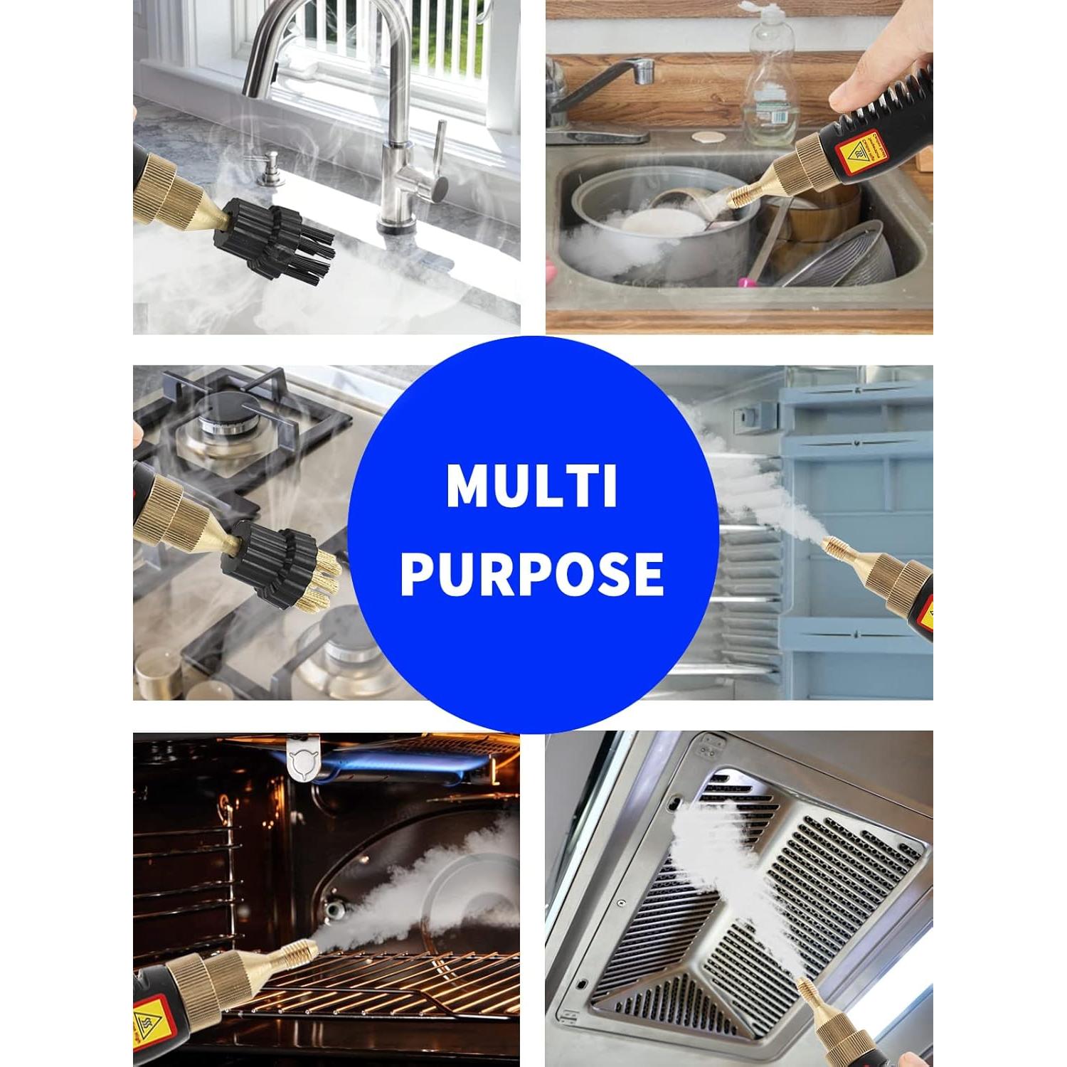 Limpiador de Vapor Moongiantgo 1700W Portátil Sin Tanque