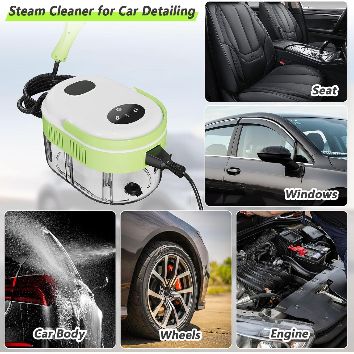 Limpiador de Vapor Portátil WH-QX009 1.5L 6 Niveles Ajustables