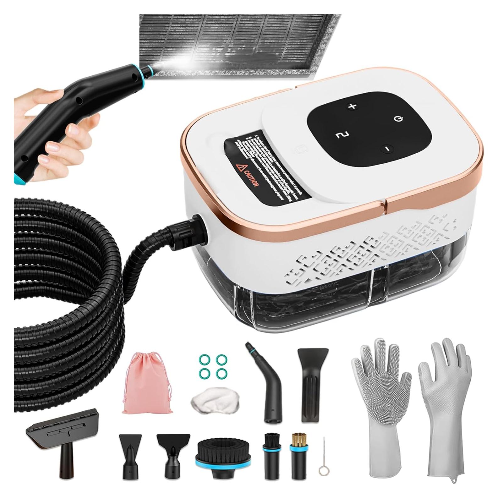 Limpiador a vapor Bestbuy8 ZQJ-W1500 1500W 1.24L 11 accesorios