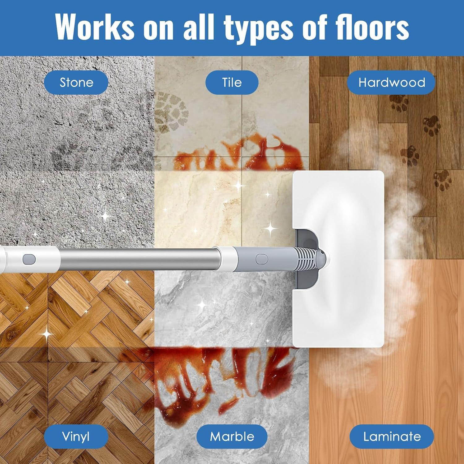 Mop de Vapor FEPPO FP01 1300W 10 en 1 para Limpieza del Hogar