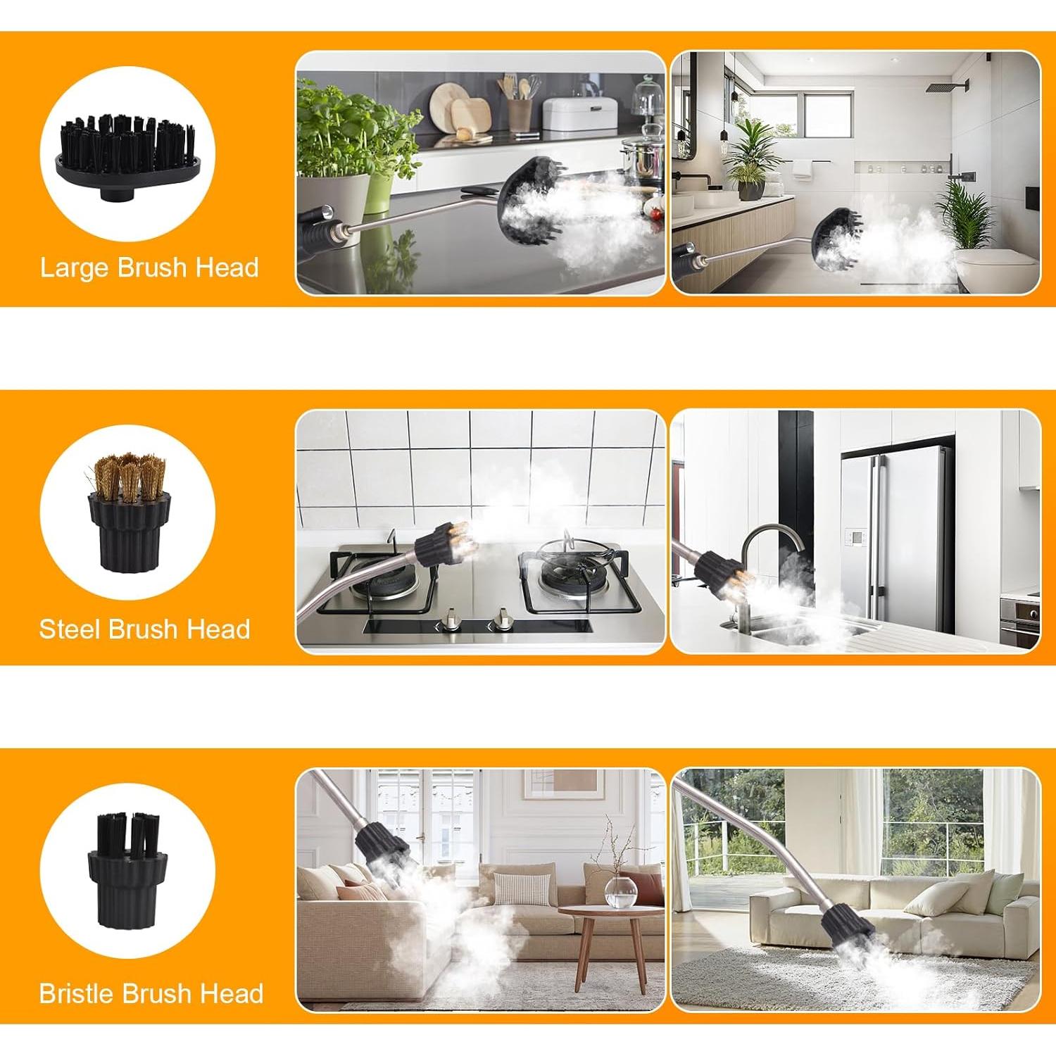 Limpiador de Vapor de Mano Mingzhe 1800W 4L 5 Bar Alta Temperatura